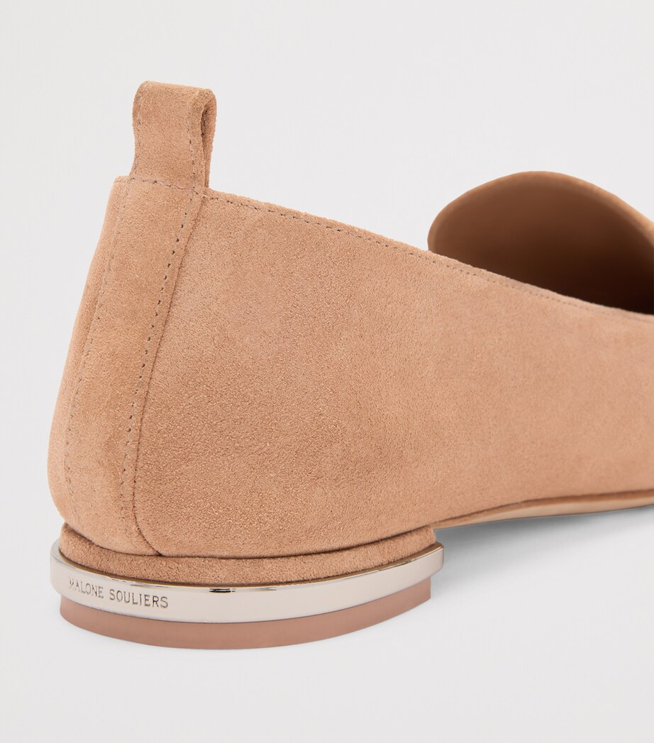 Suede Dora Loafers BUFF Image 5