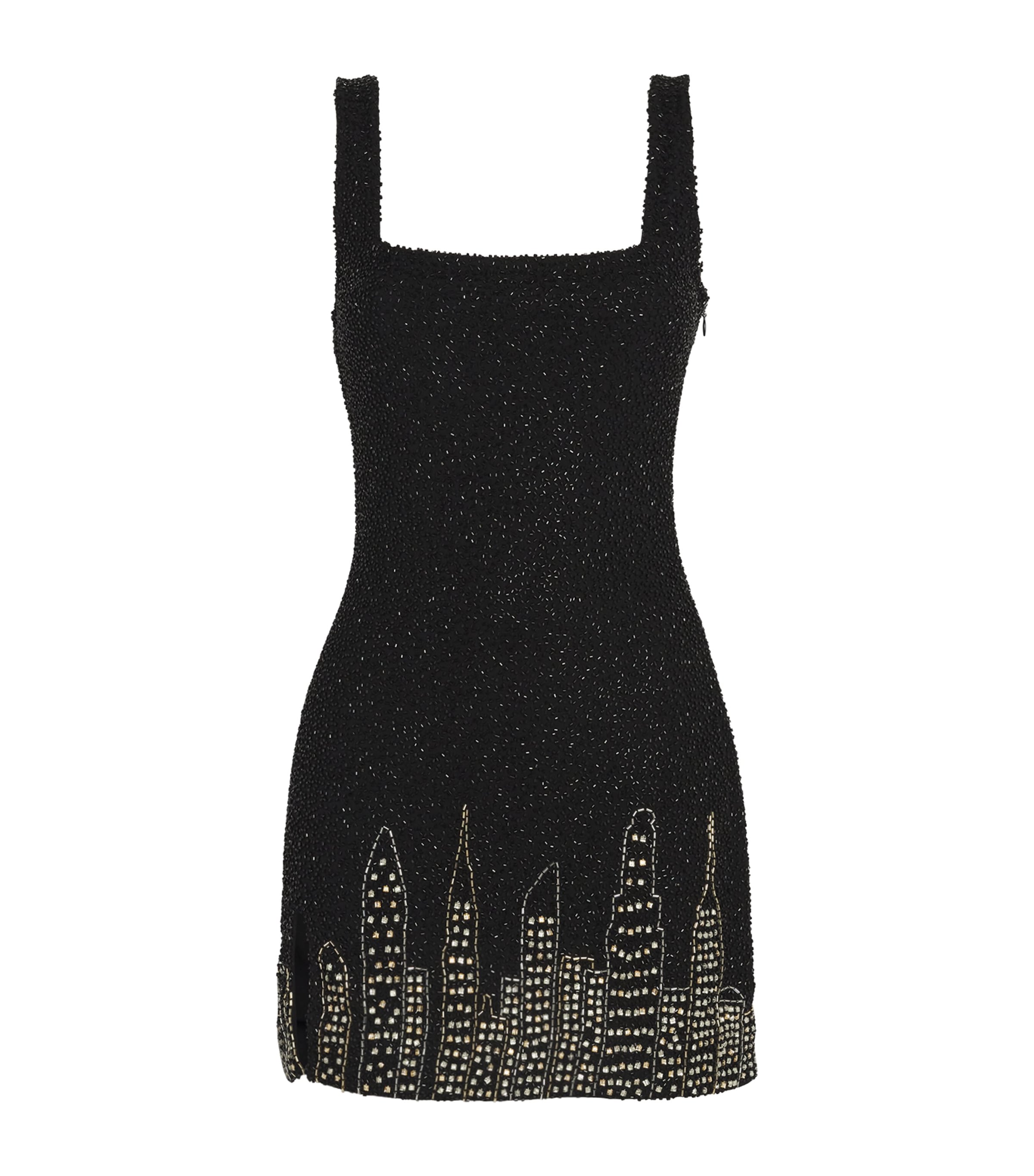 STAUD Sequinned Le Sable Mini Dress | Harrods UK