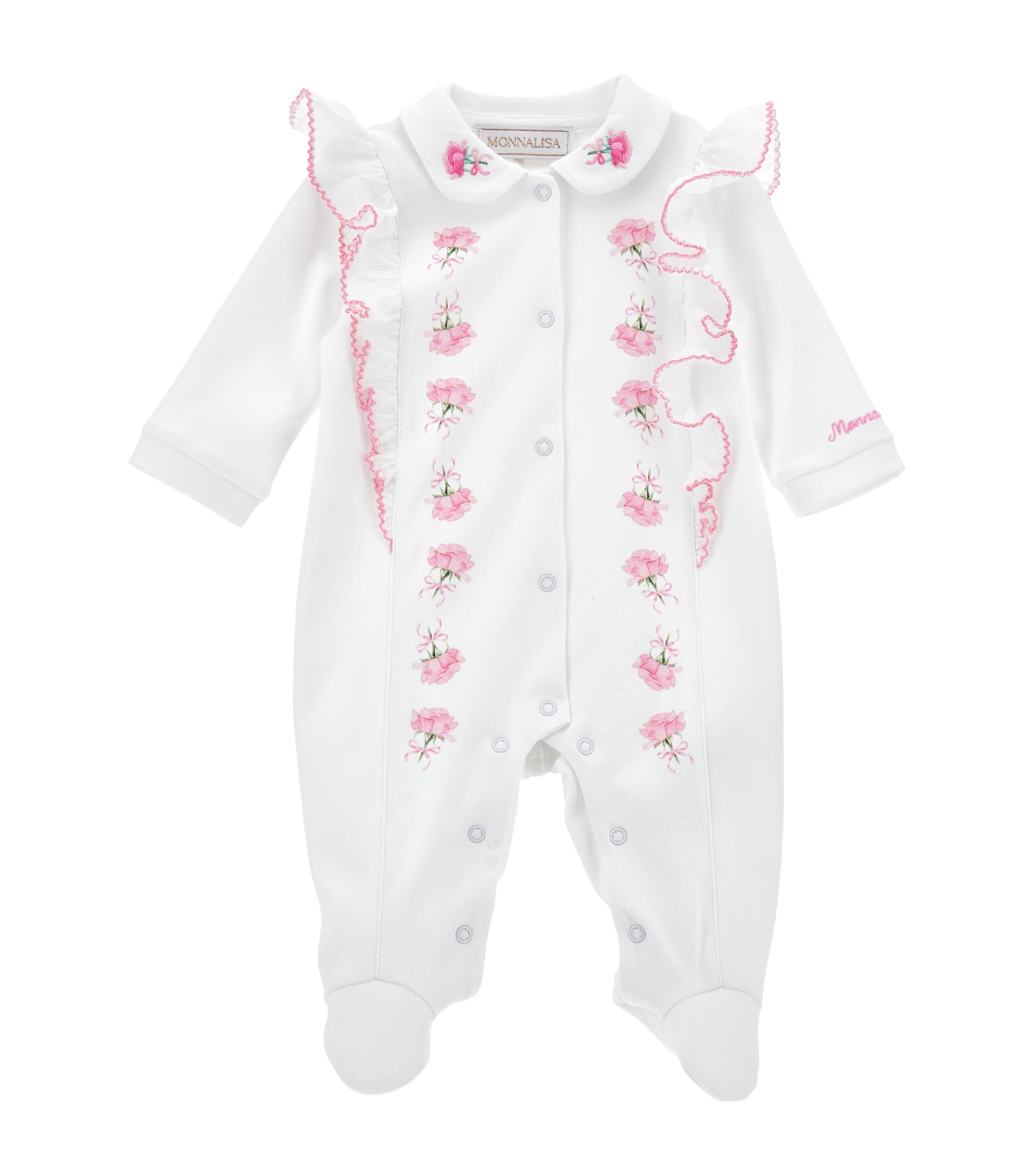 Monnalisa Cotton Floral All-in-one