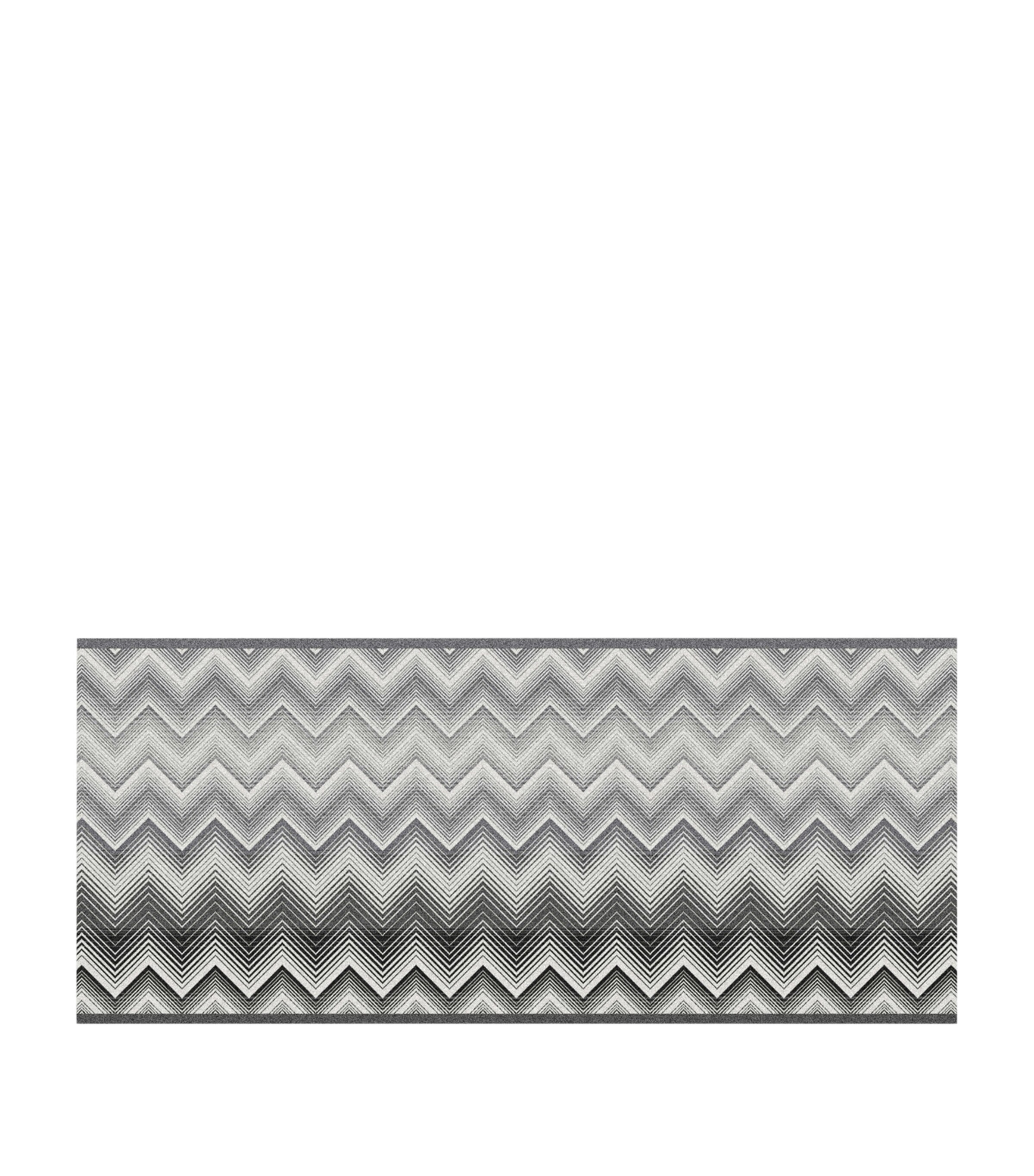 Missoni Home Marea Bath Mat (70cm x 160cm) Black/white Image 3