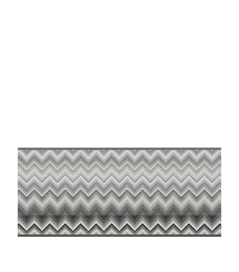Missoni Home Marea Bath Mat (70cm x 160cm) Black/white Image 3