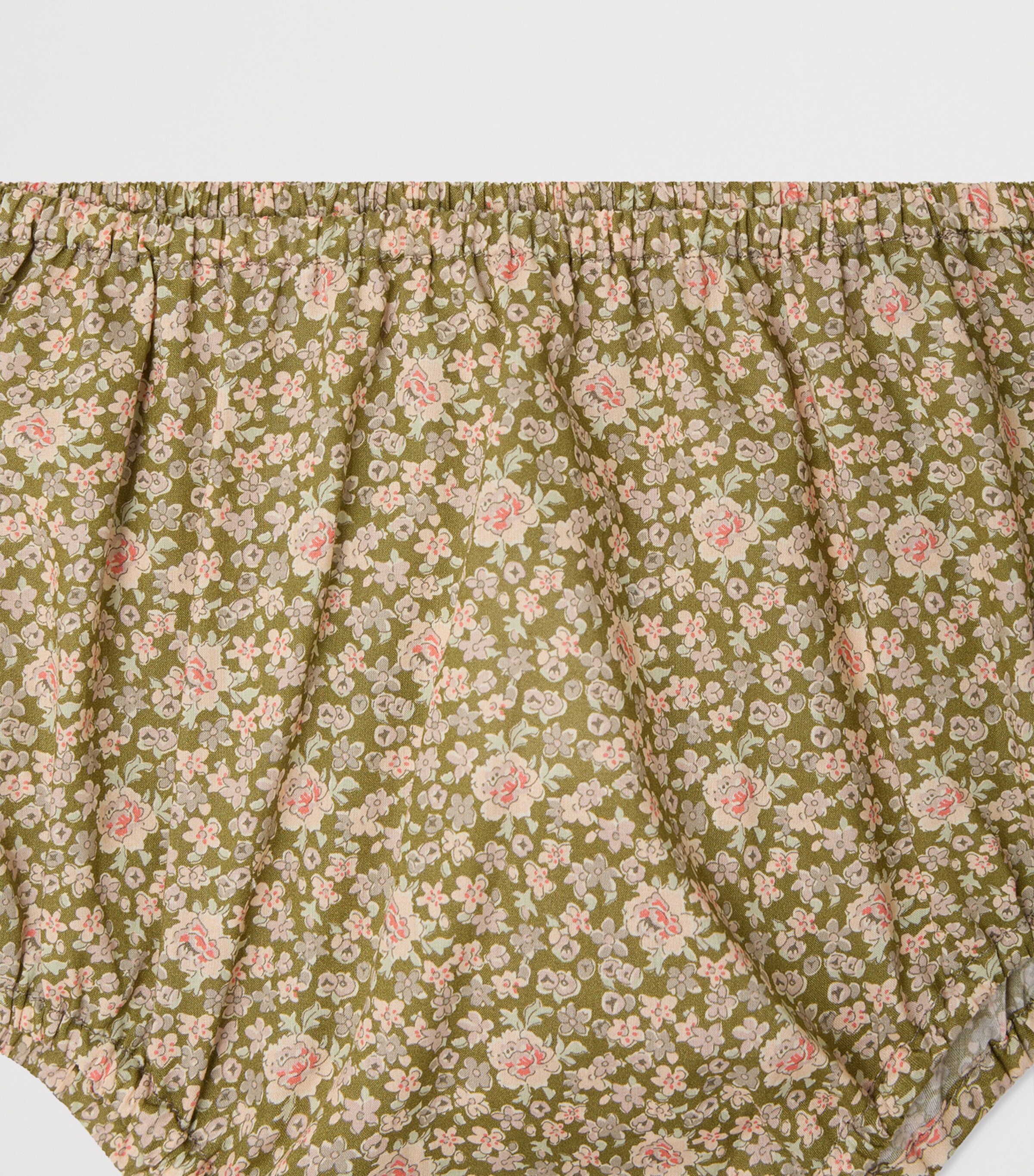 Bonpoint Cotton Floral Bloomers (3-18 Months) Fleurs Tilleul Image 3