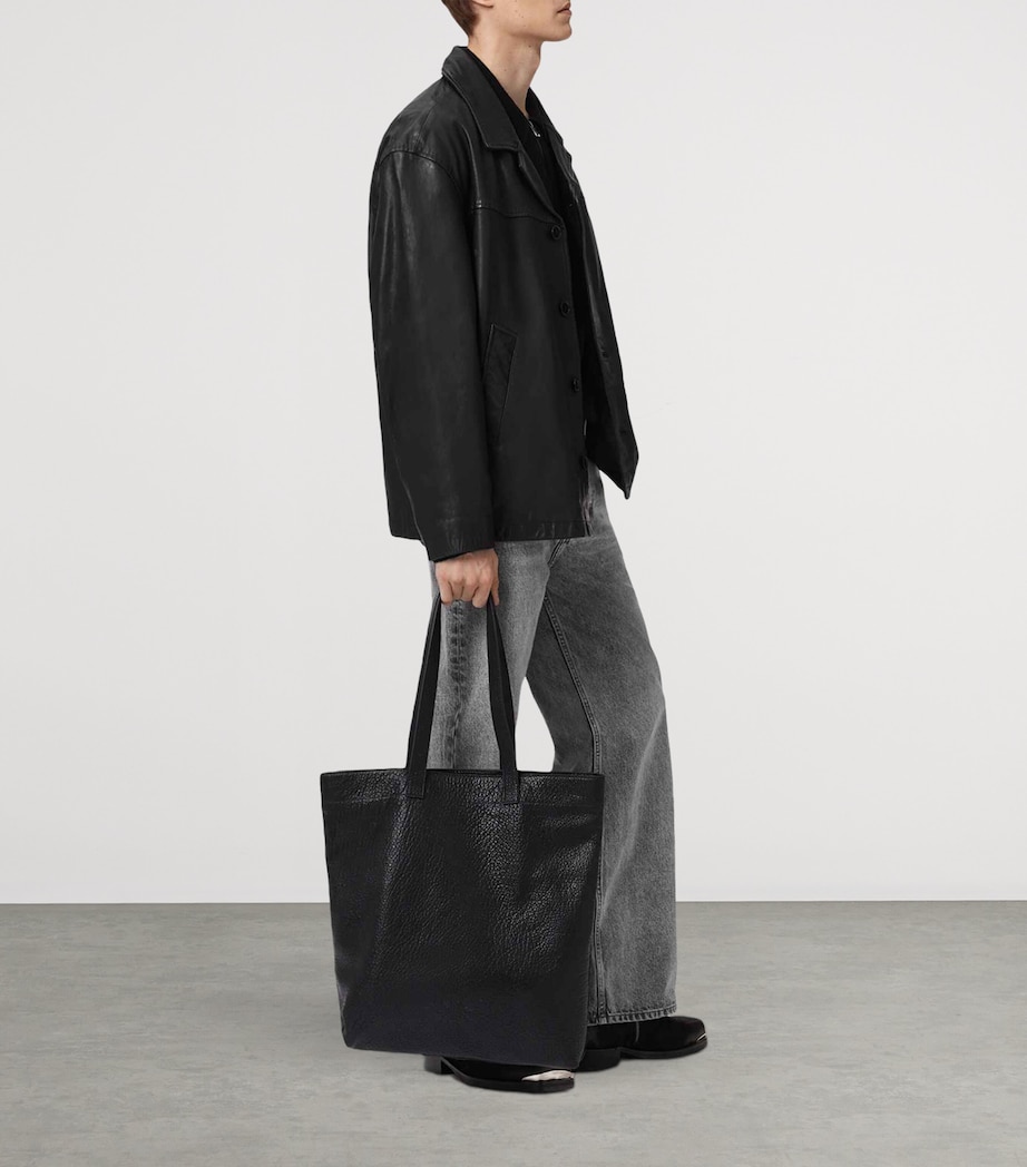 Bradwell Leather Jacket BLACK Image 4