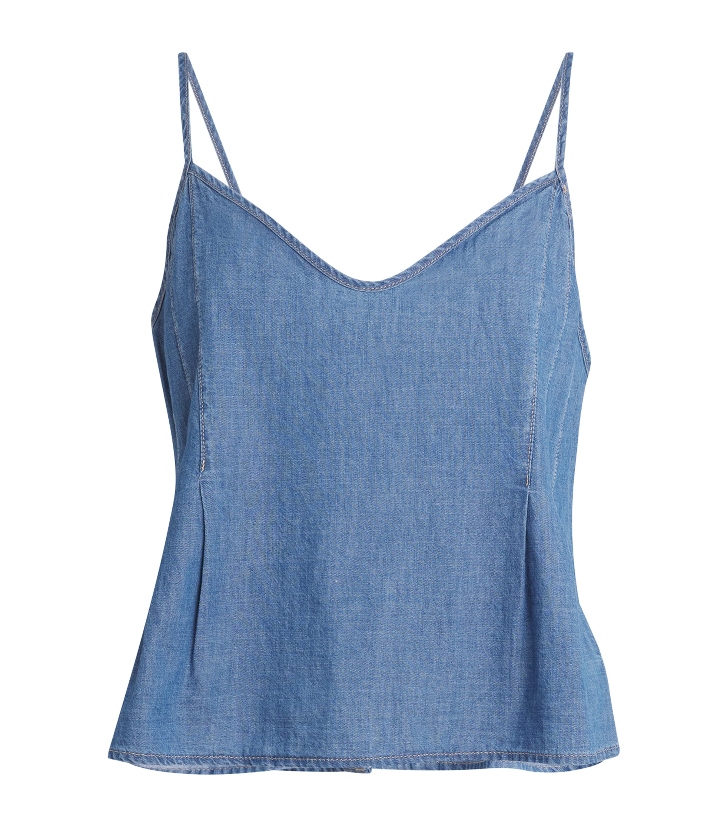 PAIGE Womens Denim Esther Cami Top Azusa Image 1