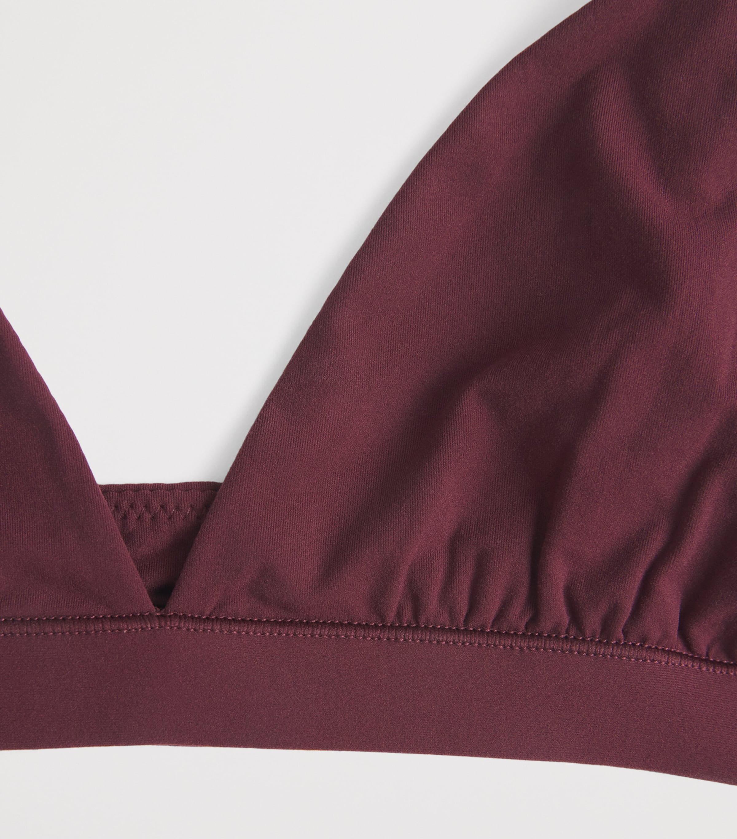 Skims Womens Fits Everybody Triangle Bralette Currant Image 4