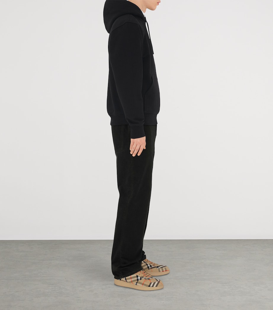 Check Label Hoodie BLACK Image 3