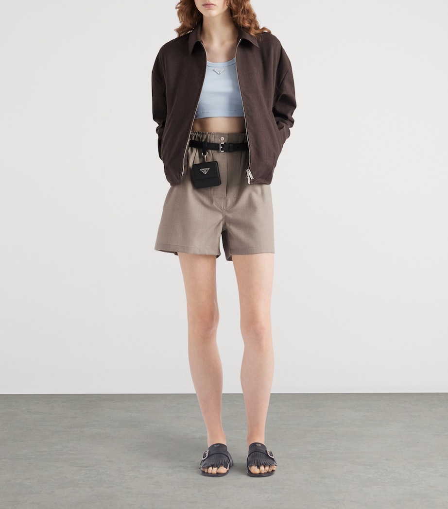 Cotton Ribbed Crop Top F0012 Image 2