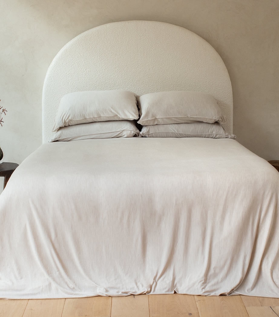 Merino Jersey Super King Duvet Cover (260cm x 220cm) TROPICAL SAND Image 7