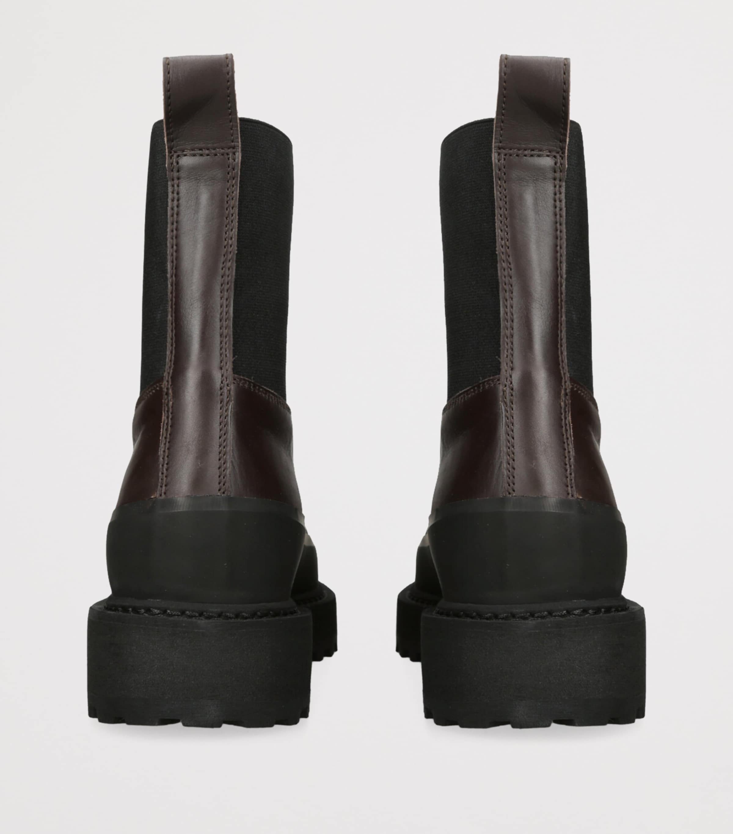 Leather Dolomite Chelsea Boots 25 DARK BROWN Image 2