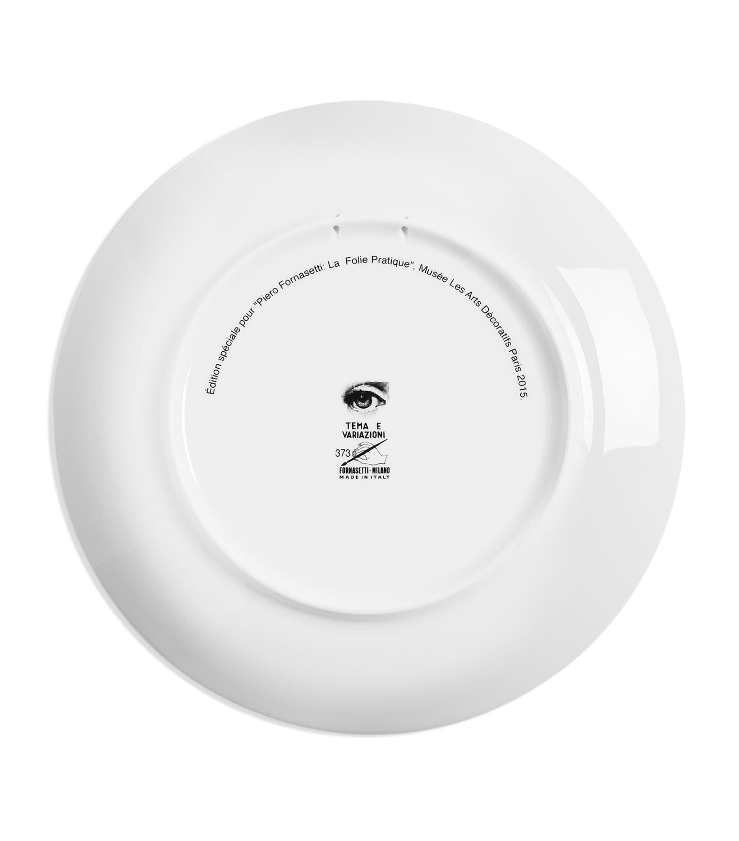 Fornasetti Tema e Variazioni No. 373 Wall Plate (26cm) Image 3