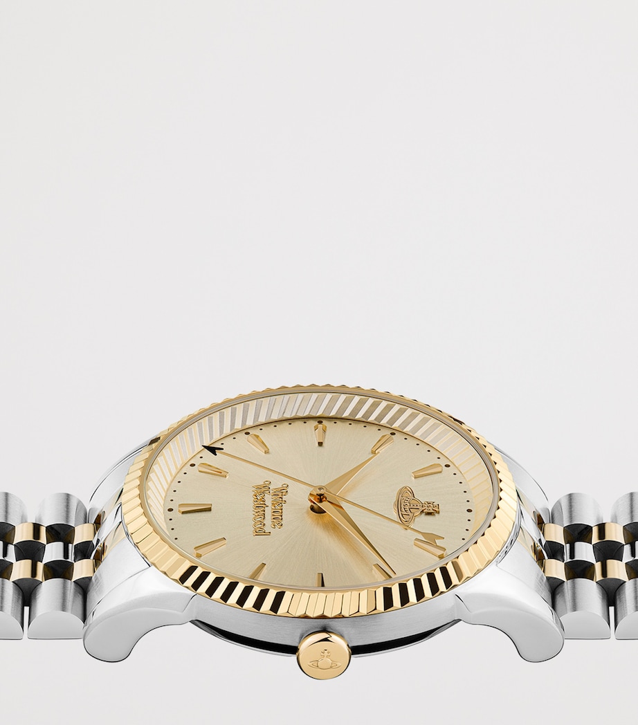 Stainless Steel The Seymour Watch 38mm SILVER/GOLD CHMPAGNE Image 2