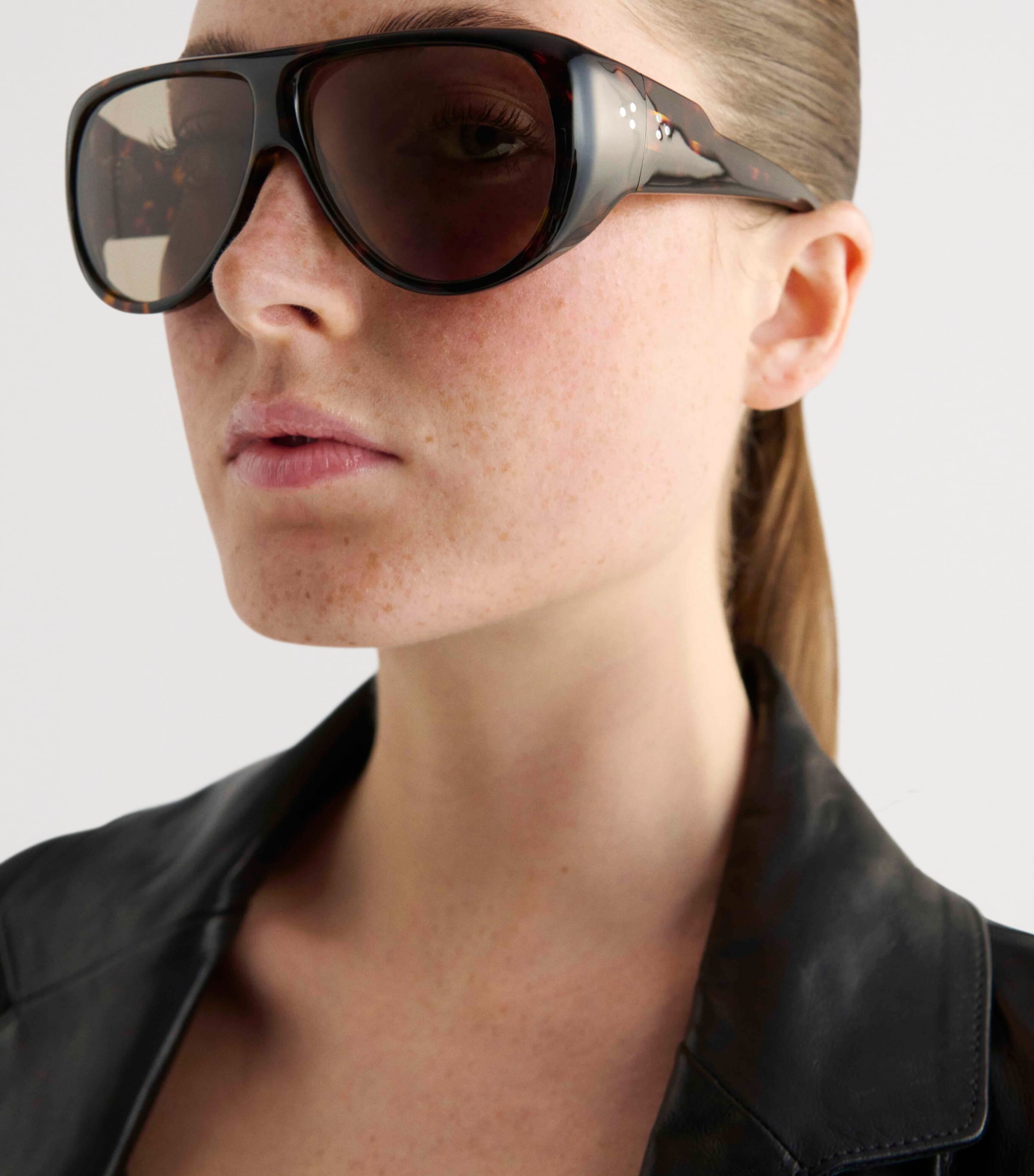 Acetate Gambia Sunglasses MYRRH/OLIVE LENS Image 5