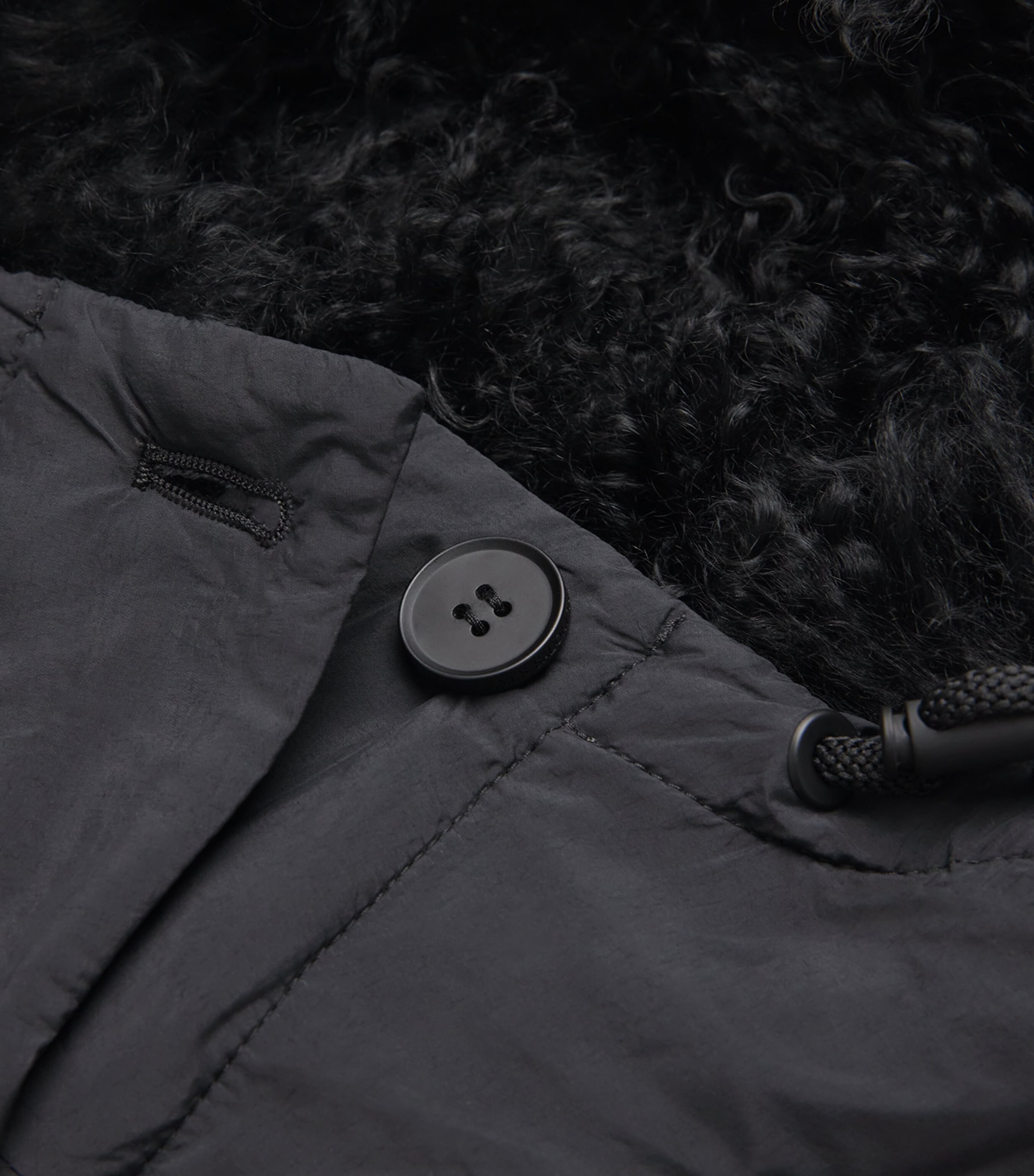 Down Lambswool-Trim Field Jacket C99 Image 5