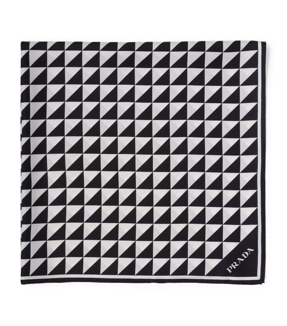 Silk Triangle Scarf F0967 Image 1