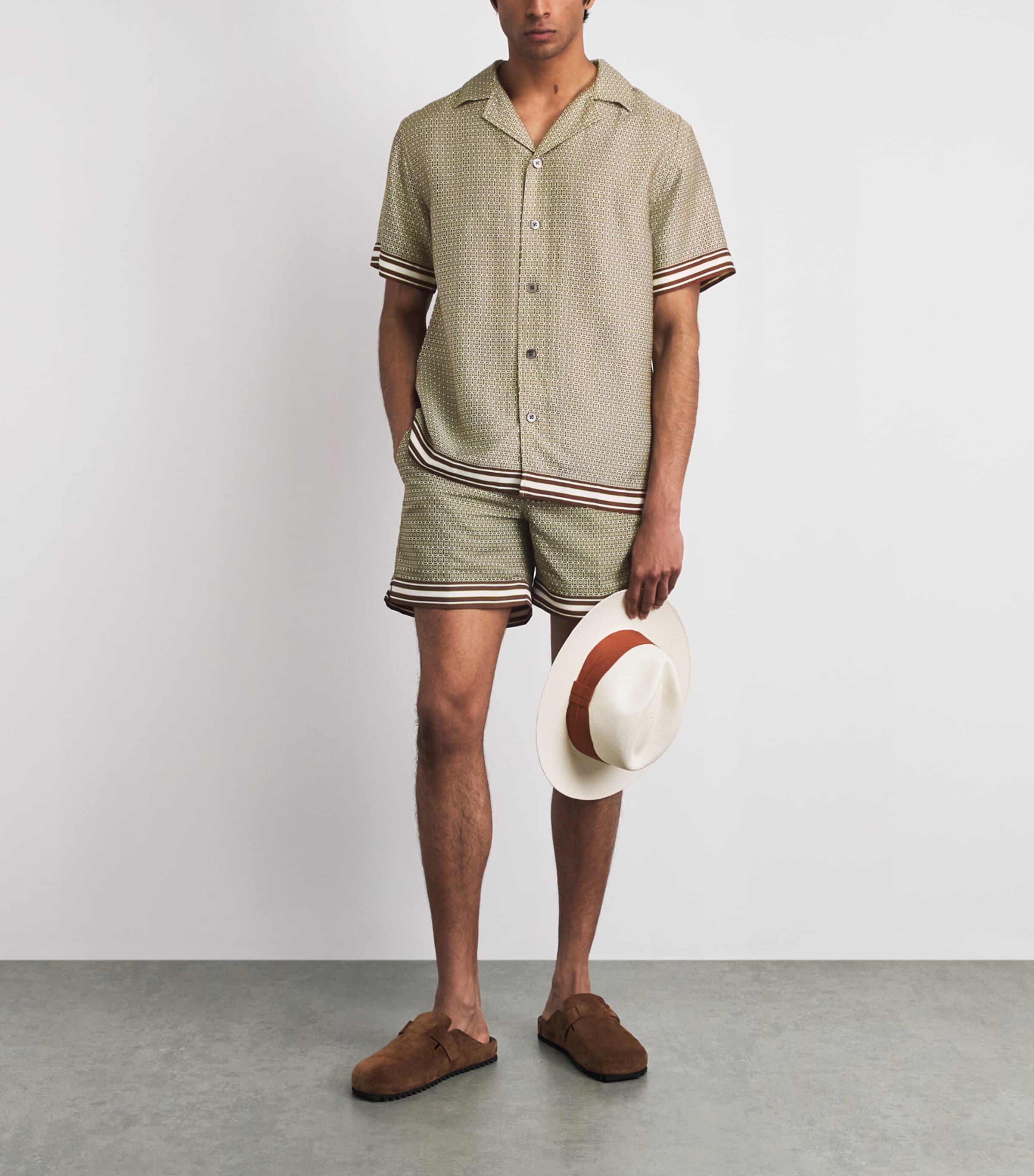 Printed Lucena Swimshorts LIGHT BROWN-21 Image 2