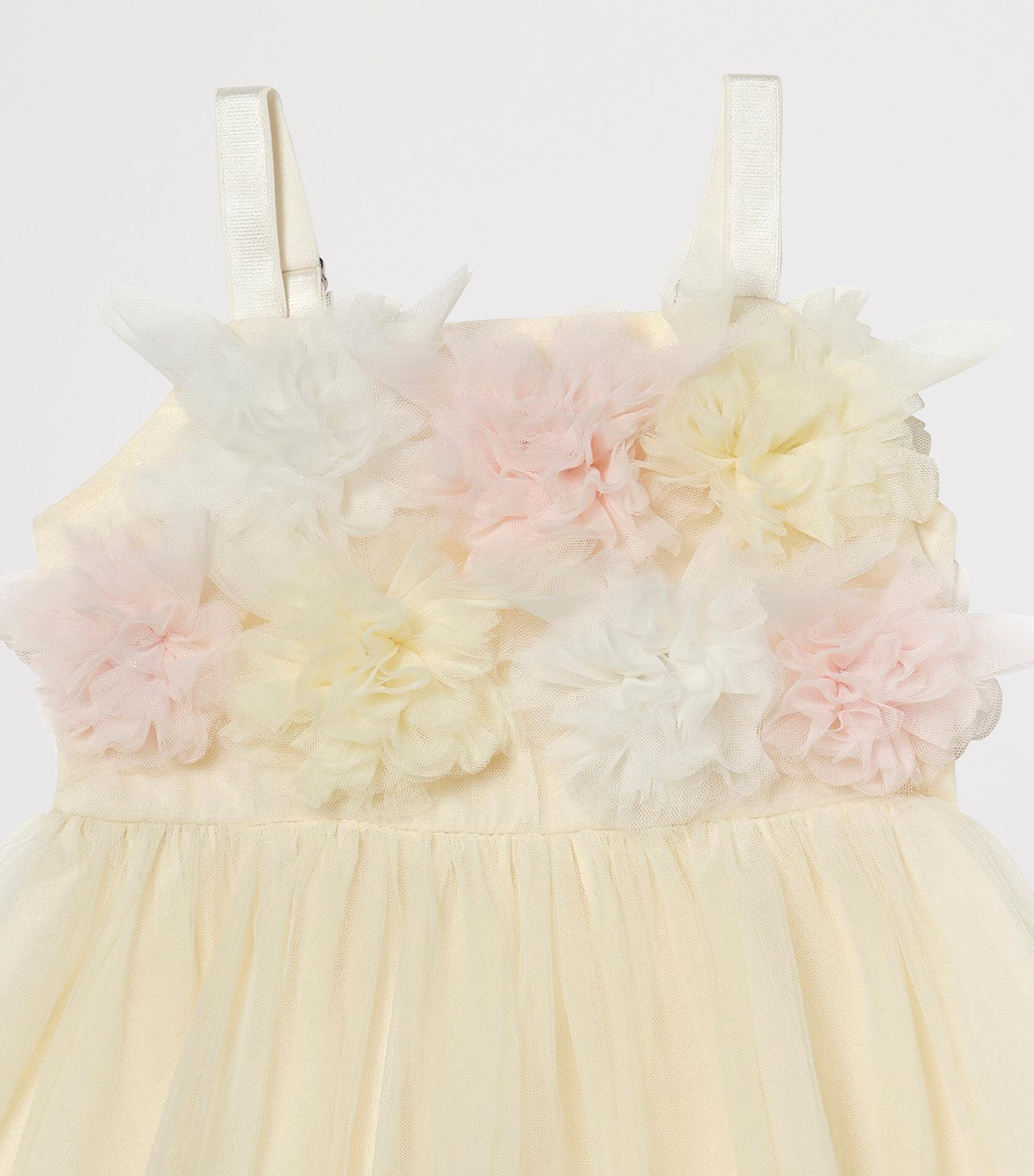 Tutu Du Monde Tulle Tide Blossom Dress (3-24 Months) Daffodil Image 4