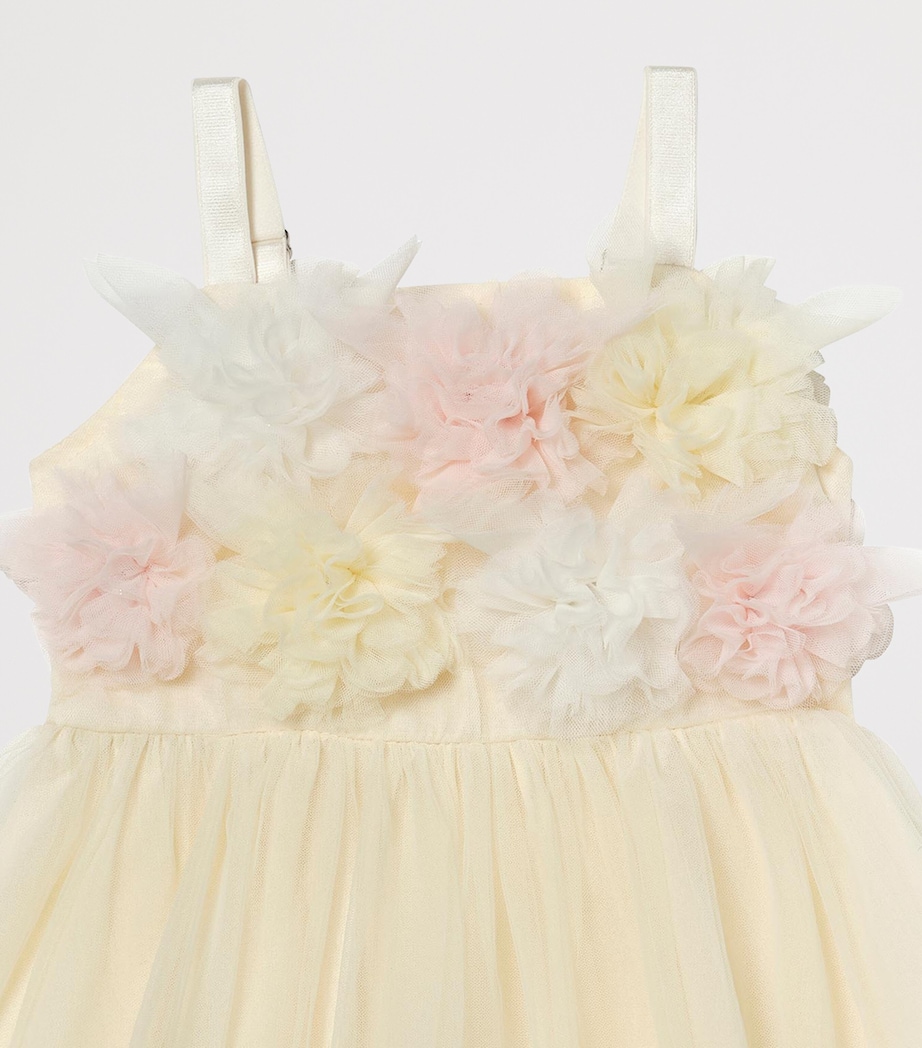 Tutu Du Monde Tulle Tide Blossom Dress (3-24 Months) Daffodil Image 4