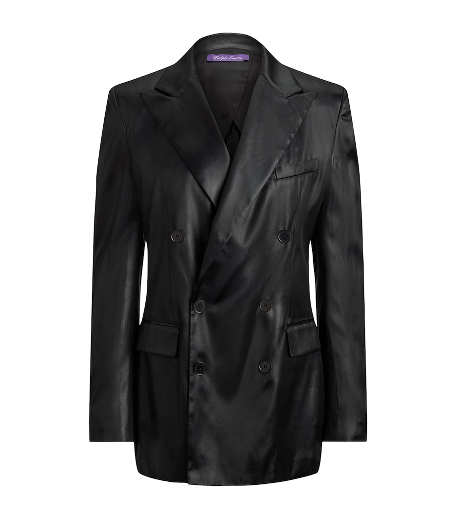 Ralph Lauren Collection Womens Chintz Ramona Blazer Black Image 1