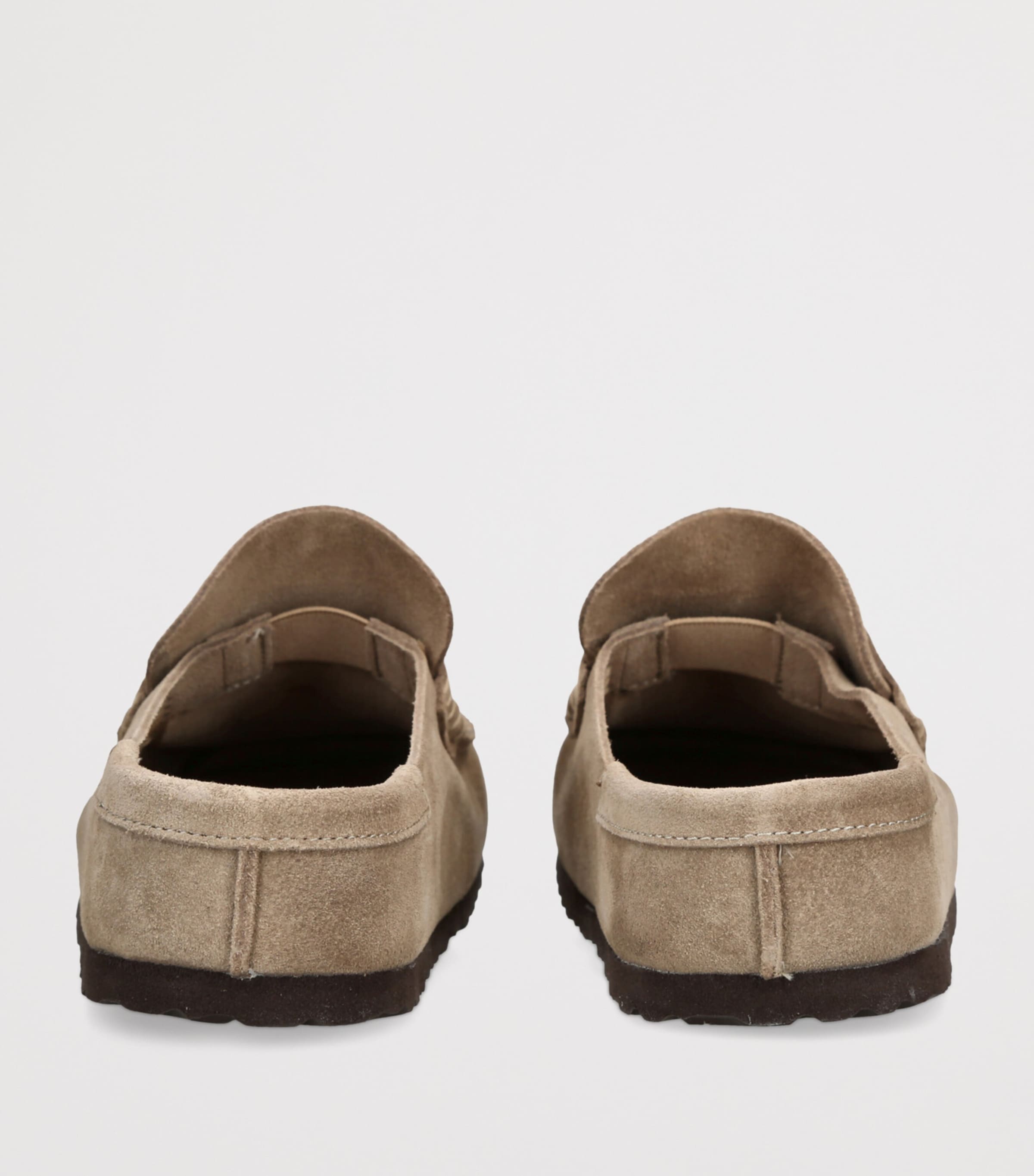 Suede Naples Wrapped Clogs TAUPE Image 2