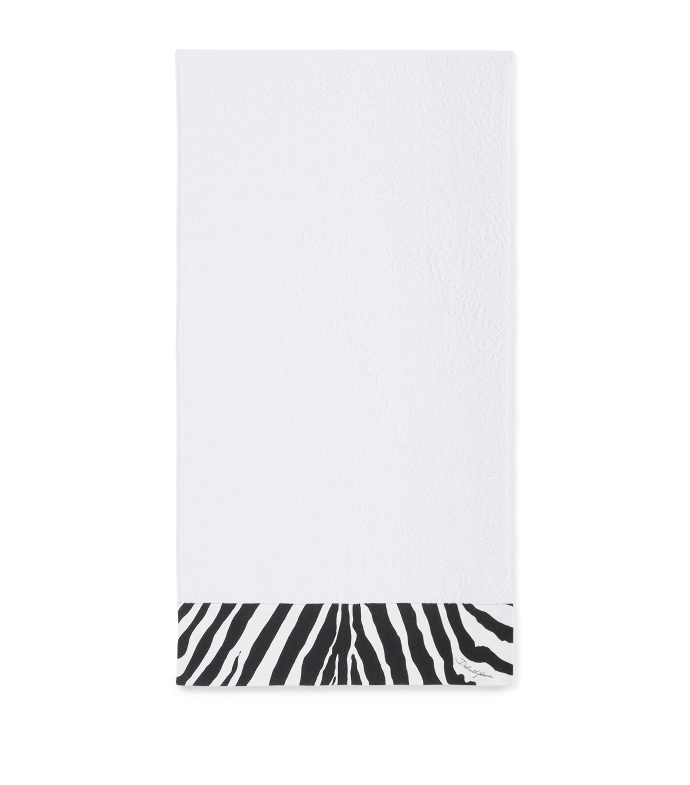 Dolce&Gabbana Casa Set of 5 Cotton Zebra Bath Towels Zebra Image 3