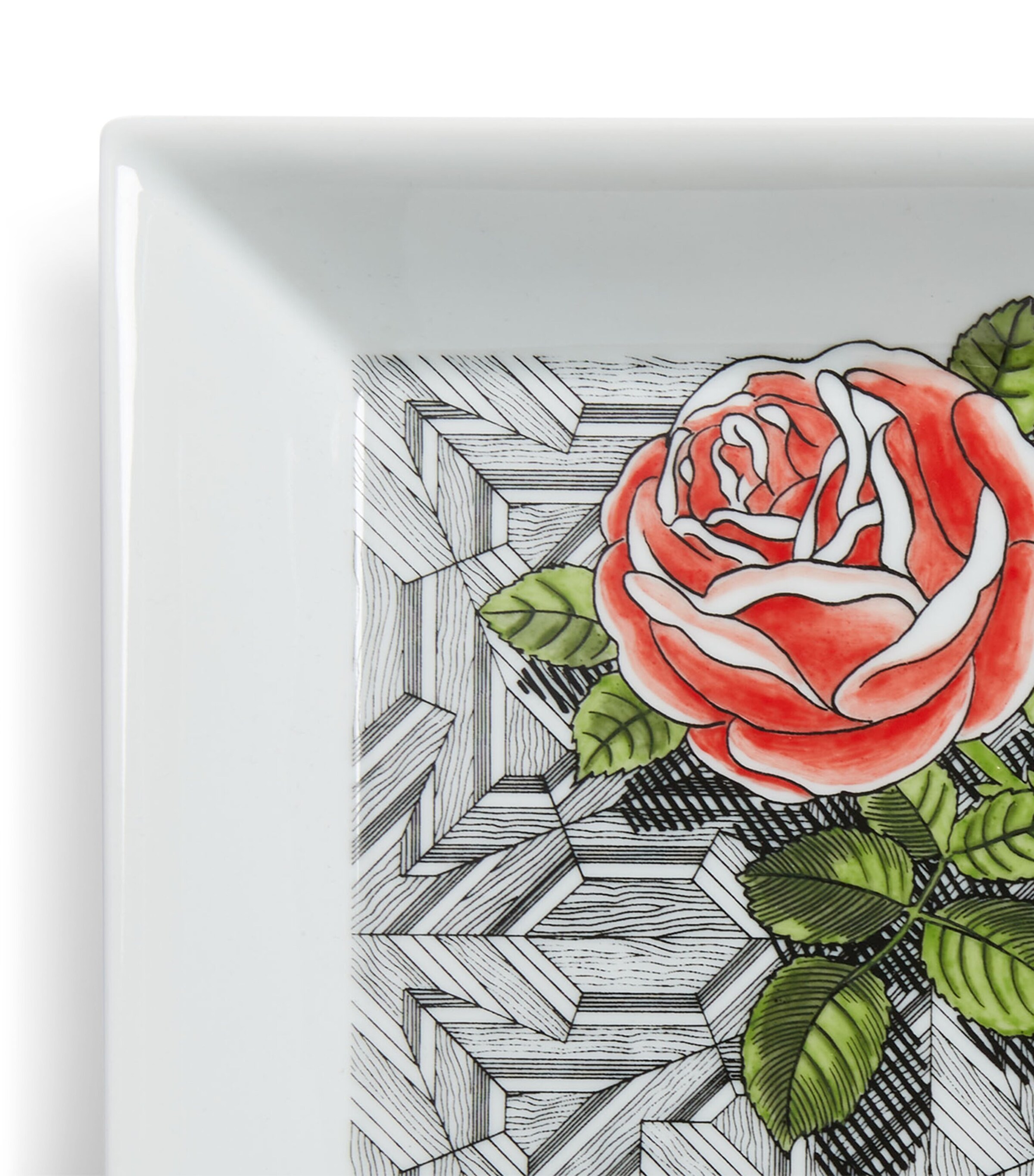 Square Musciarabia con Rose Plate (20cm x 20cm) MULTI Image 4