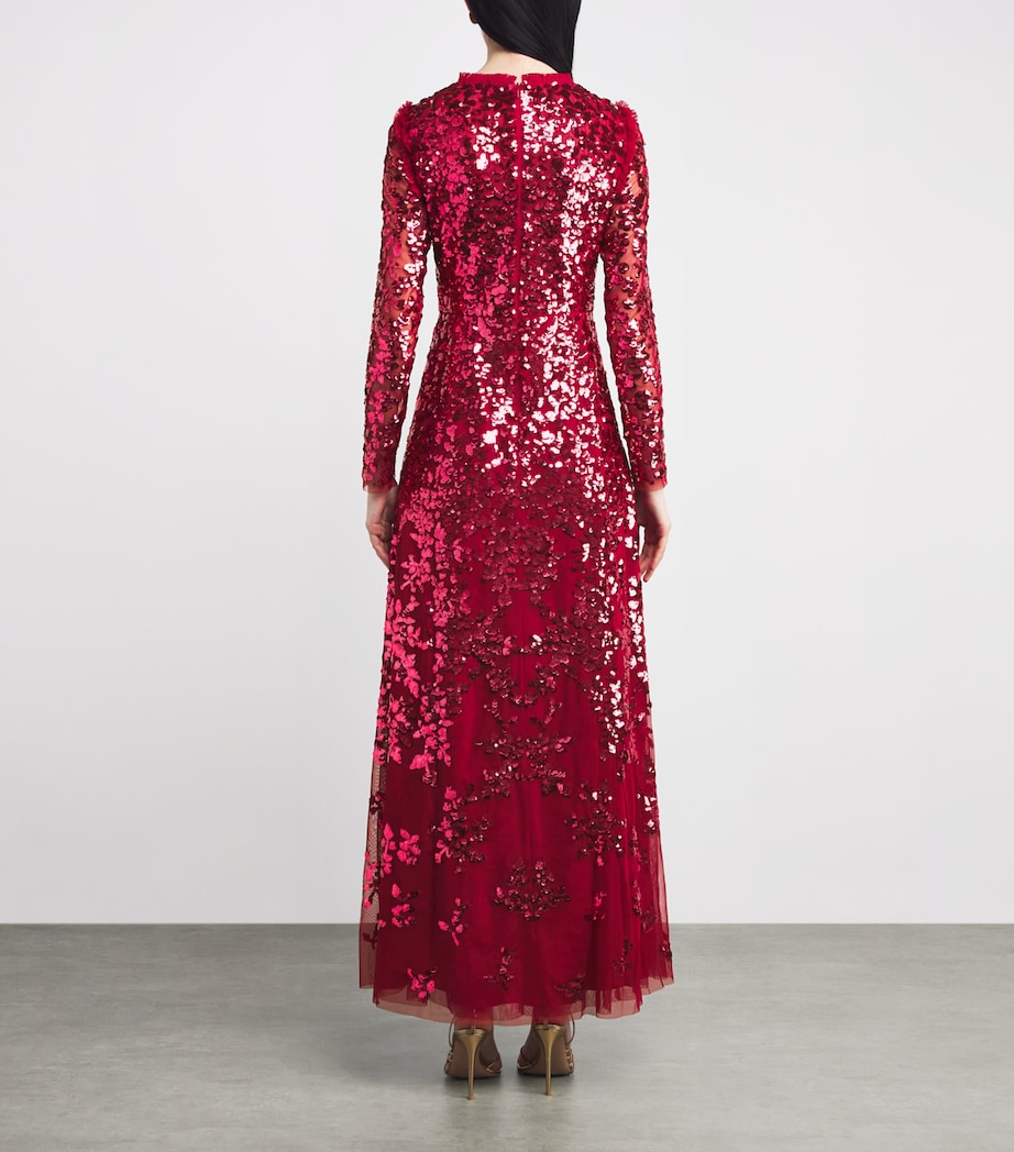 Embellished Rosanna Maxi Dress 77966618 RED Image 3