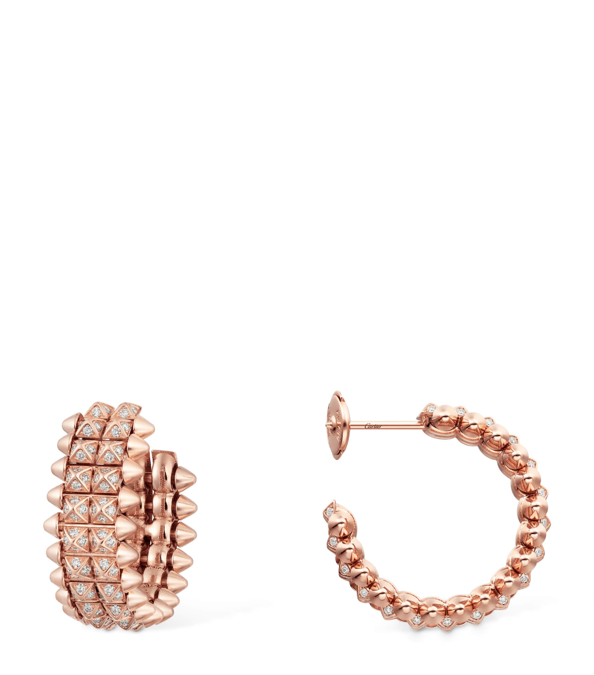 Rose Gold and Diamond Clash de Cartier Earrings ROSE GOLD Image 2