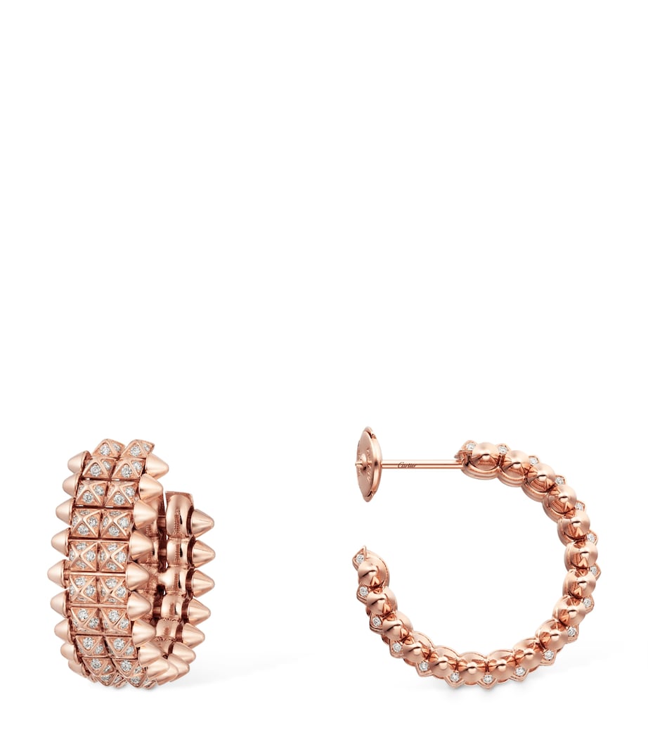 Rose Gold and Diamond Clash de Cartier Earrings ROSE GOLD Image 2