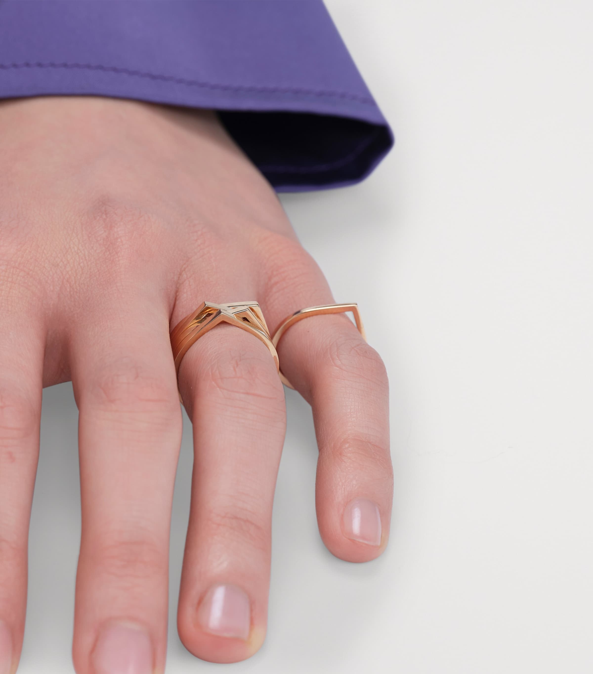 Repossi Rose Gold Antifer Ring Pink Gold Image 2
