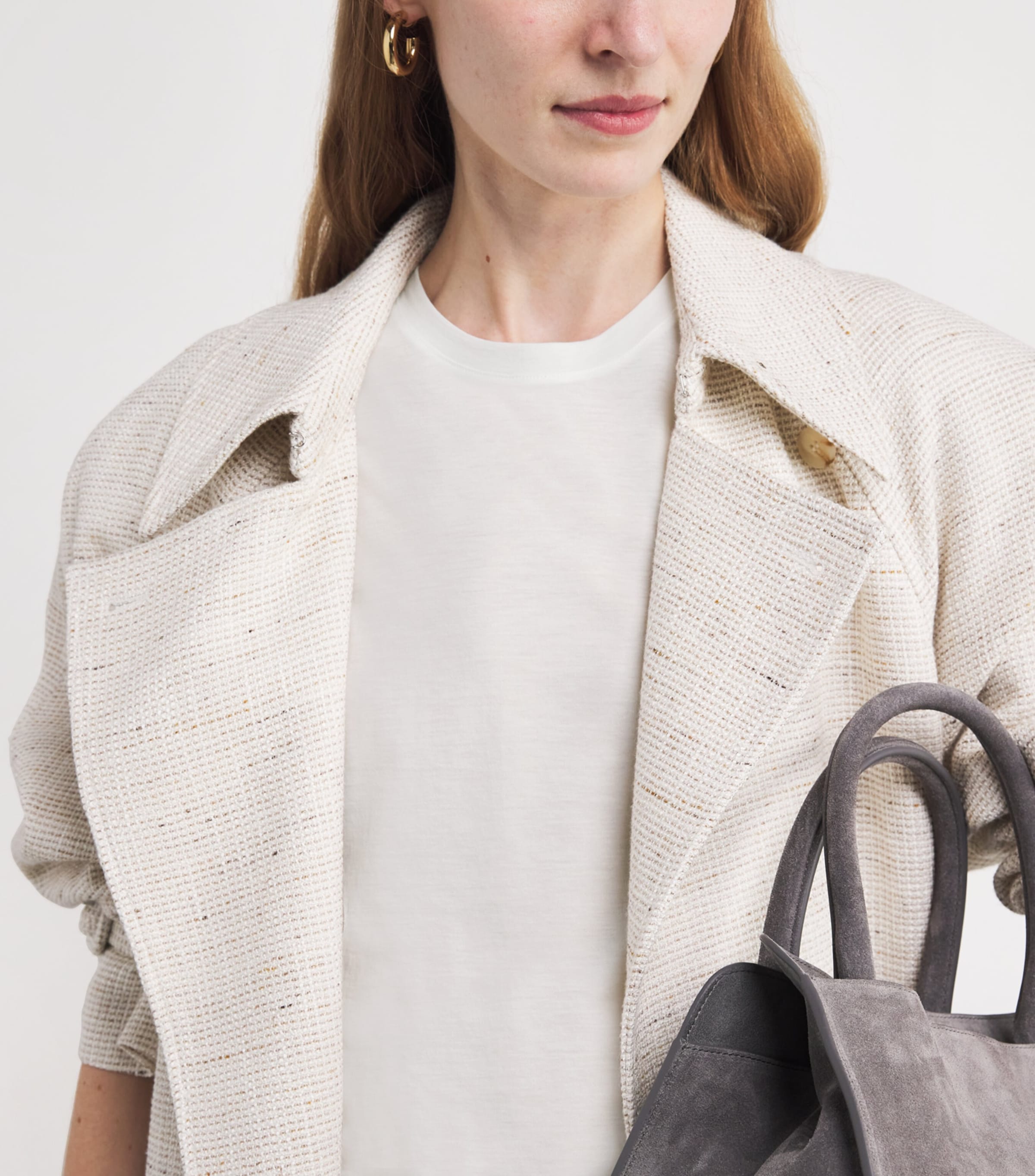 Pima Cotton Essential T-Shirt OPTIC WHITE-137OWT Image 11