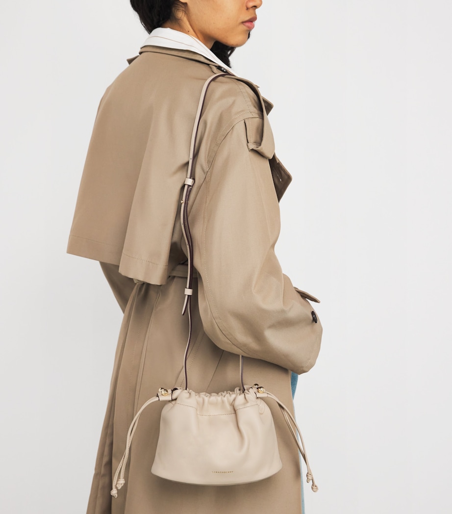Leather Charlotte Clutch Bag OAT Image 5