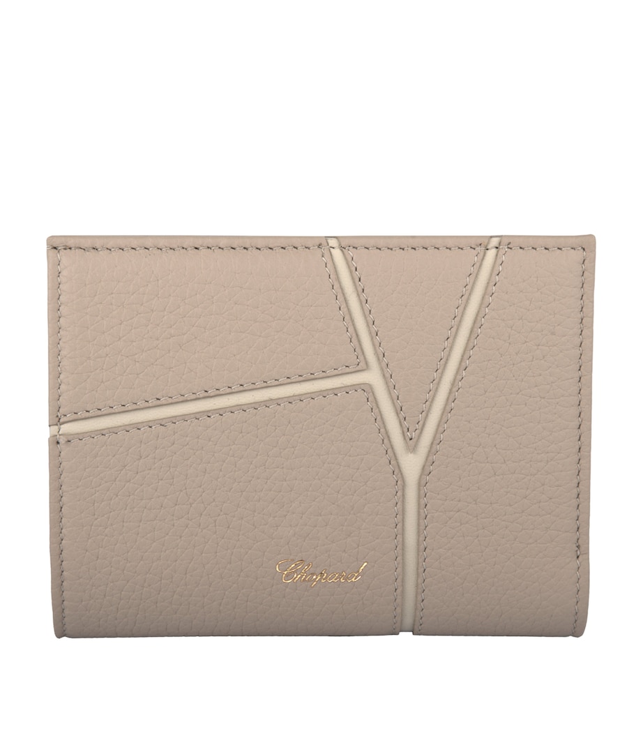 Medium Leather Diamond Wallet GREIGE Image 1