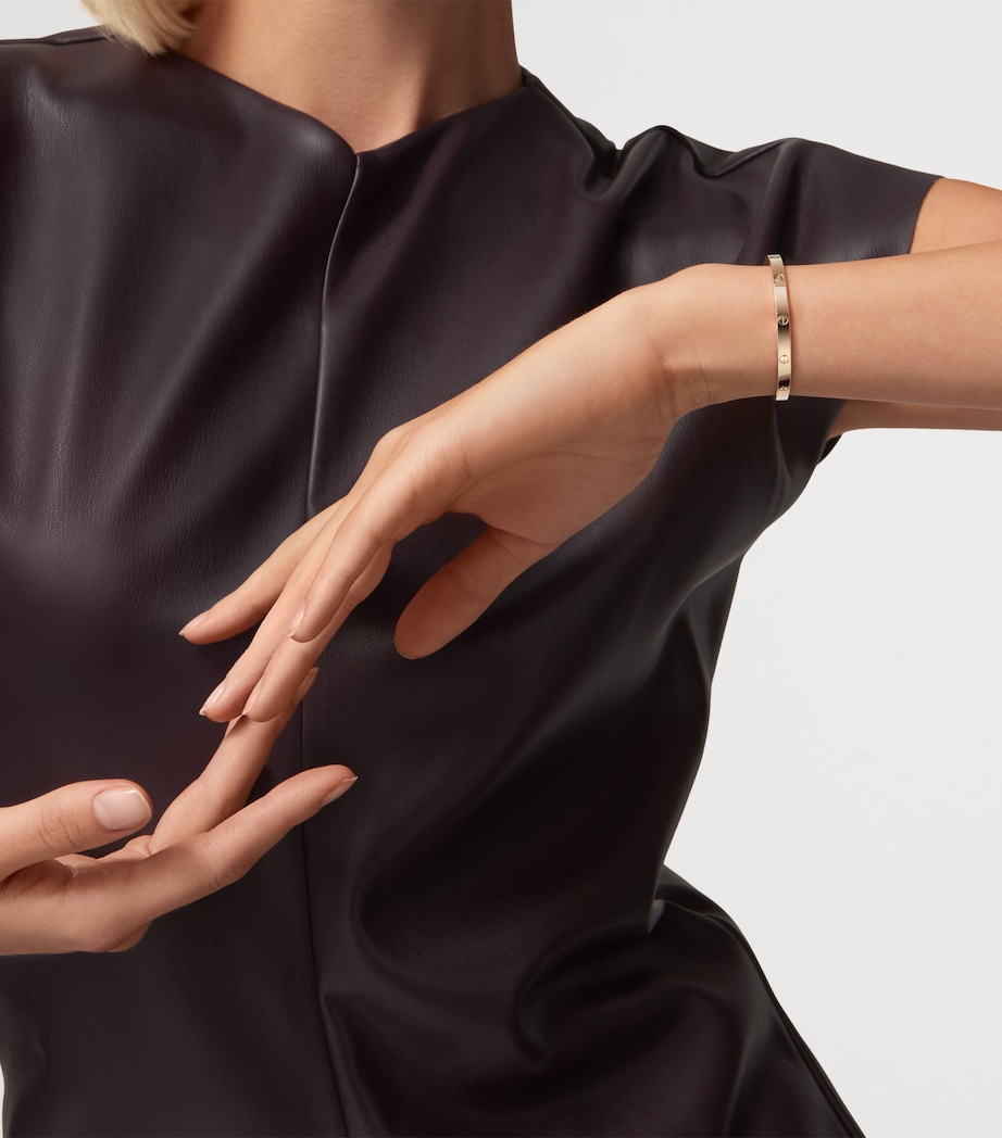 Small Rose Gold LOVE Bracelet ROSE GOLD Image 8