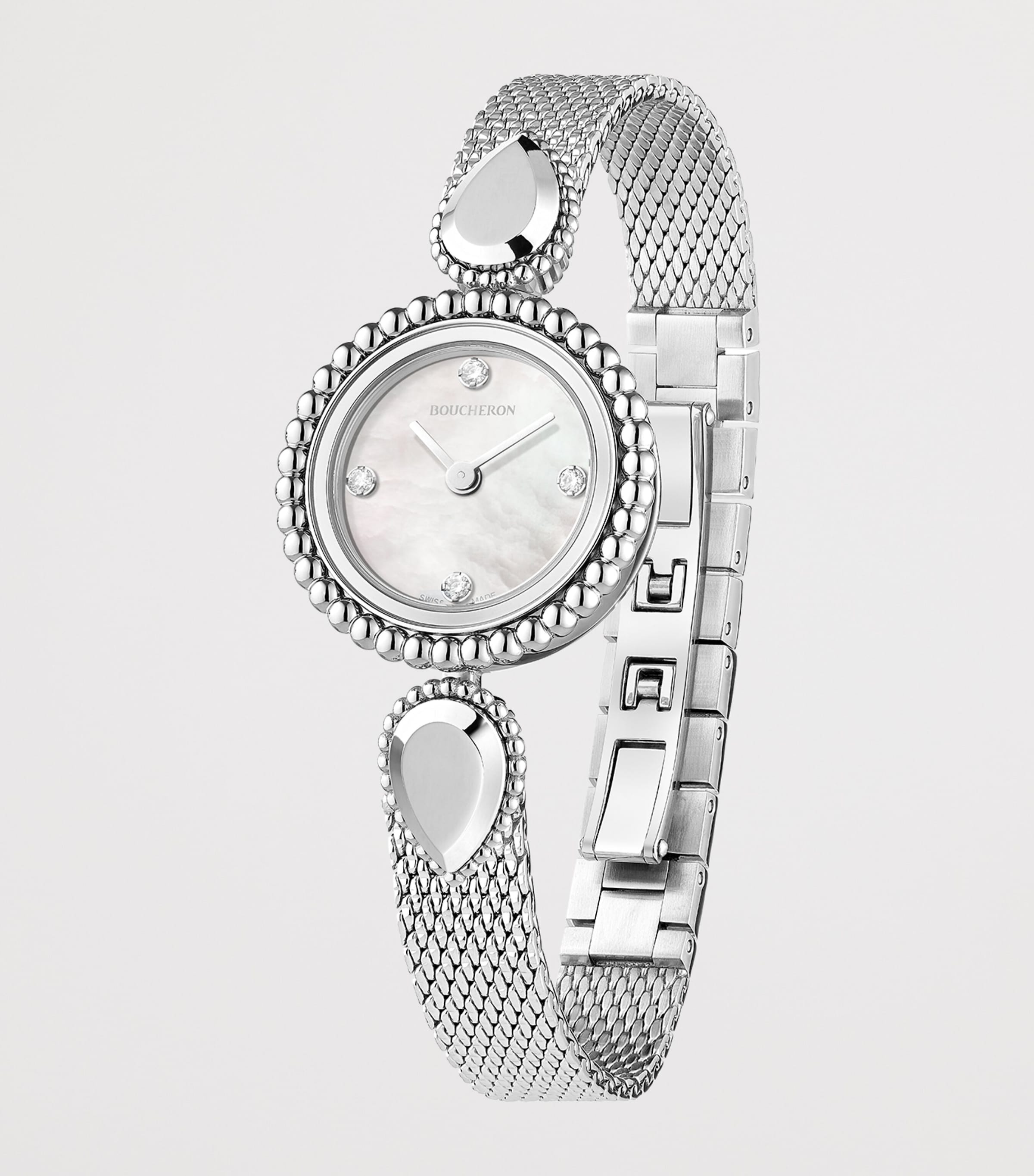 Boucheron Stainless Steel and Diamond Serpent Bohème Watch 23mm Steel Image 3