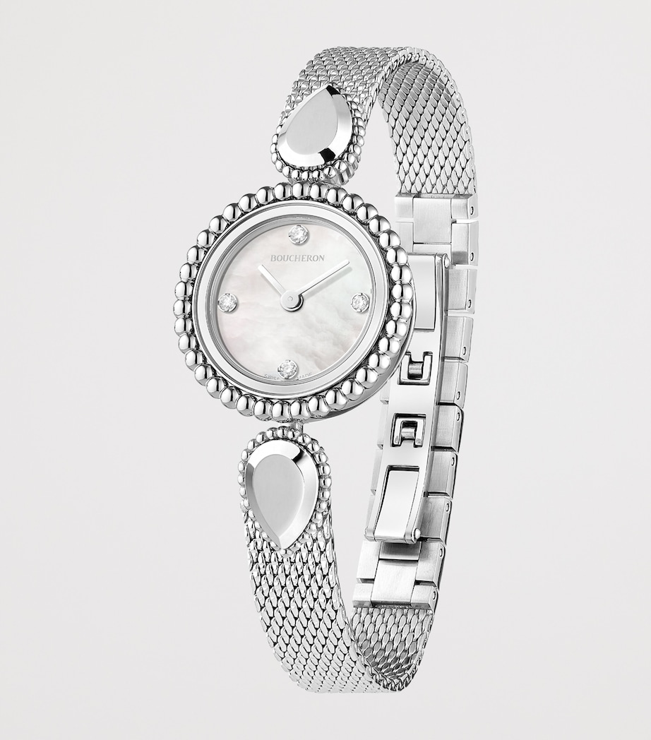 Boucheron Stainless Steel and Diamond Serpent Bohème Watch 23mm Steel Image 3