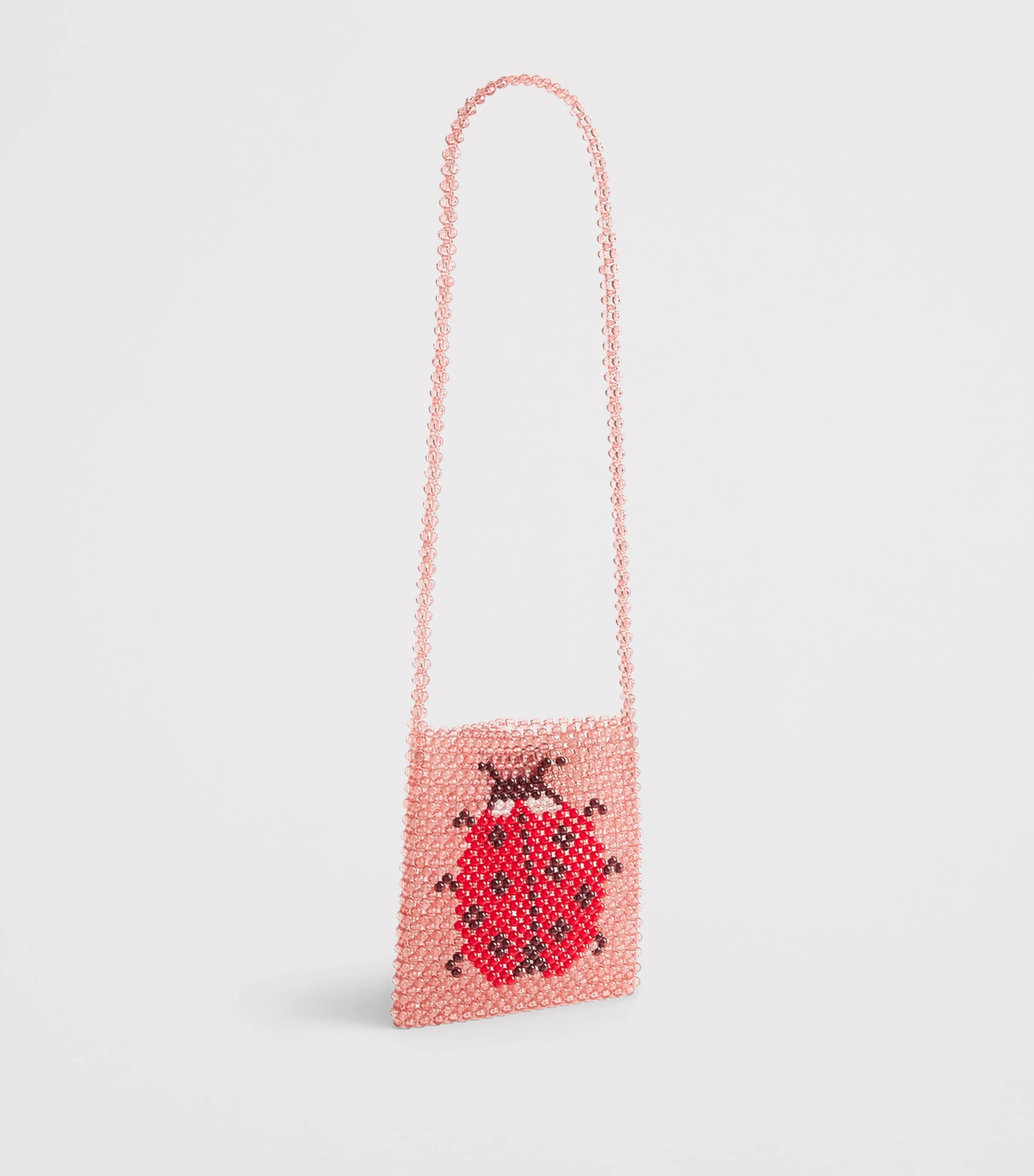 KONGES SLOJD Beaded Ladybug Shoulder Bag Image 2