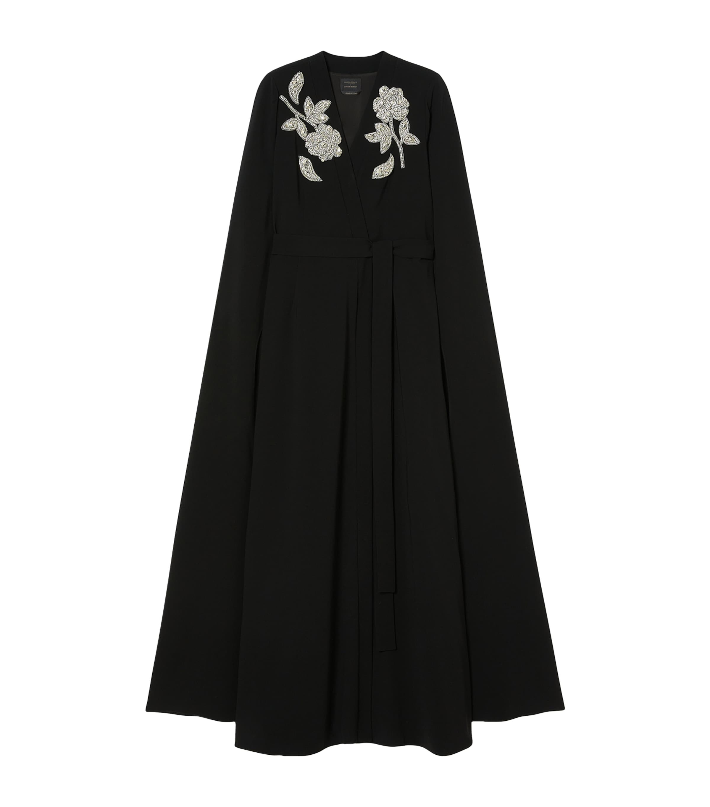 Marina Rinaldi X Zuhair Murad Embellished Maxi Dress In Black