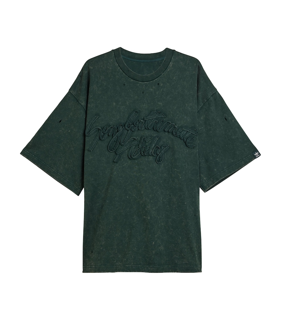 x Song For The Mute Logo T-Shirt SHADOW GREEN Image 1