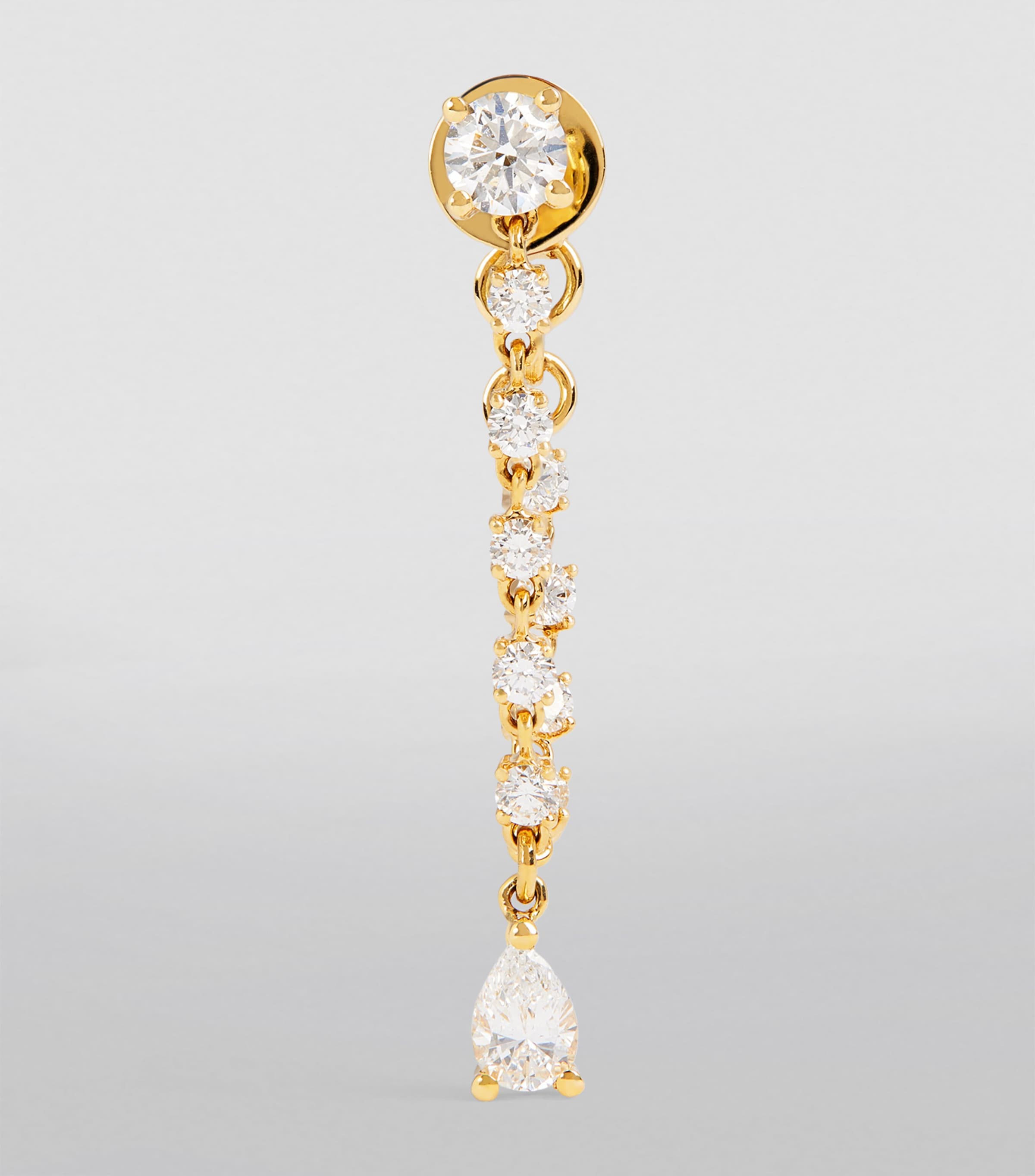 Anita Ko Yellow Gold and Diamond Olivia Single Earring Yellow Gold Image 2