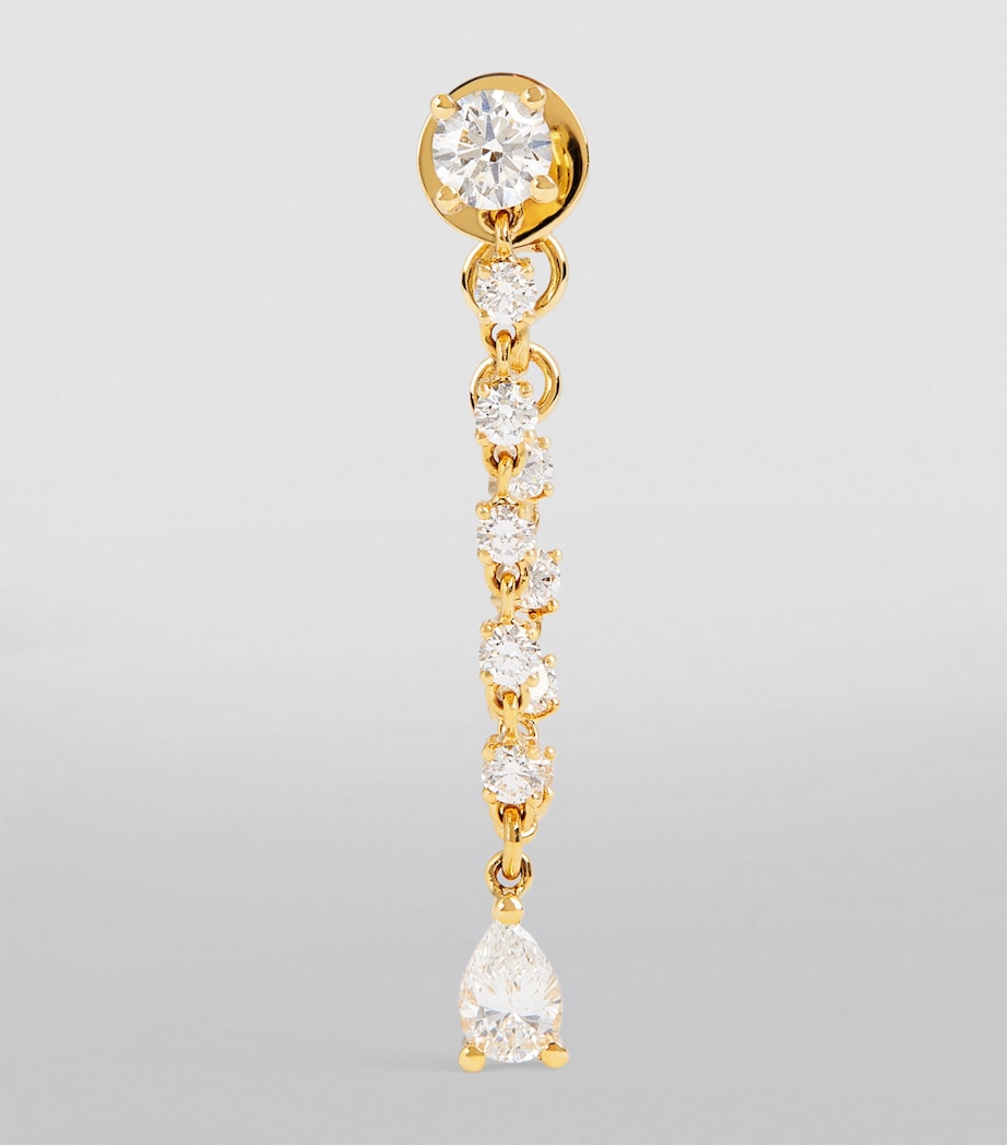 Anita Ko Yellow Gold and Diamond Olivia Single Earring Yellow Gold Image 2