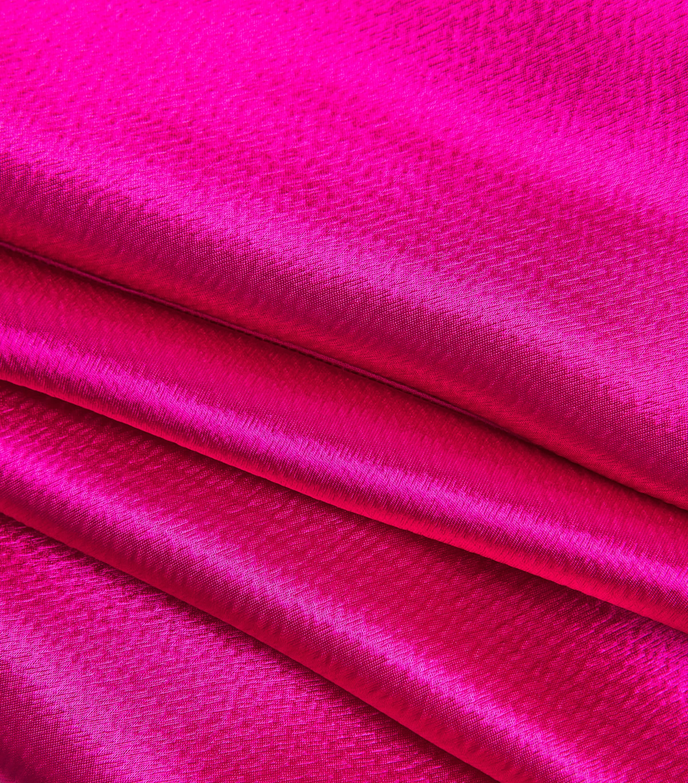 Satin Clodia Maxi Dress FUSCHIA Image 5