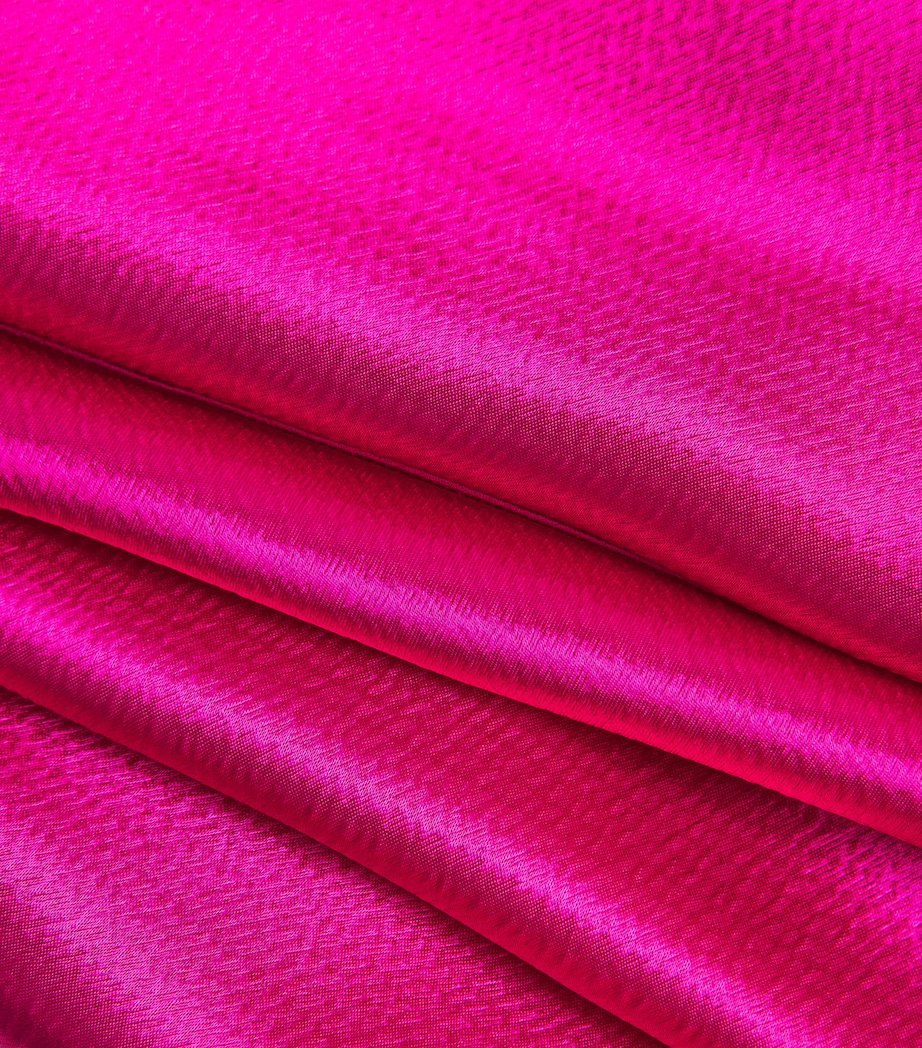 Satin Clodia Maxi Dress FUSCHIA Image 5