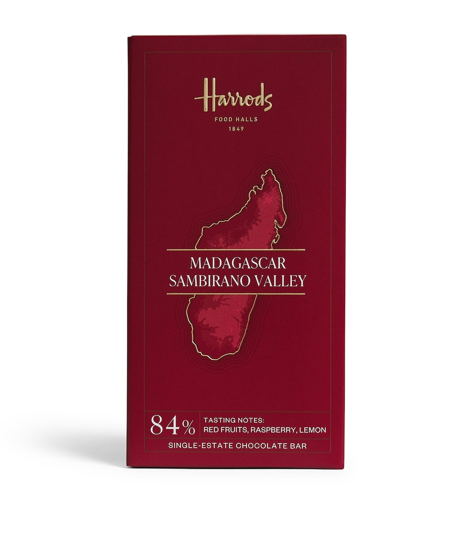 Harrods Single Estate 84% Cocoa Sambirano Valley Chocolate Bar (70g) NO COLOUR Image 1
