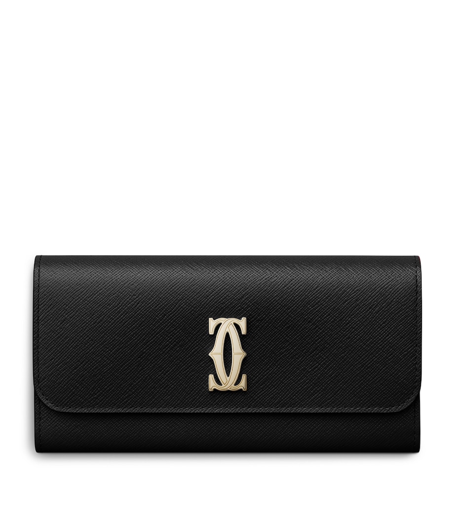 Cartier Leather C de Cartier International Wallet Black Image 1