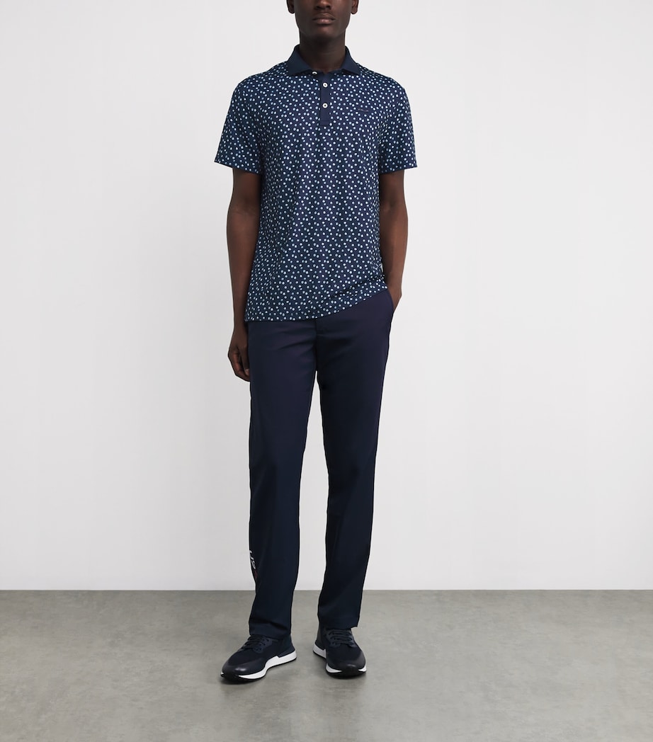 Printed Airflow Polo Shirt REFINED NAVY DICE Image 2