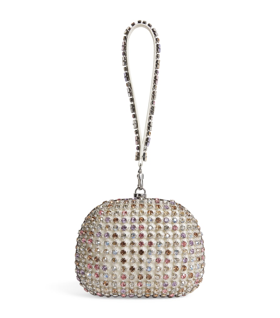 Crystal-Embellished Clutch Bag MULTI Image 1