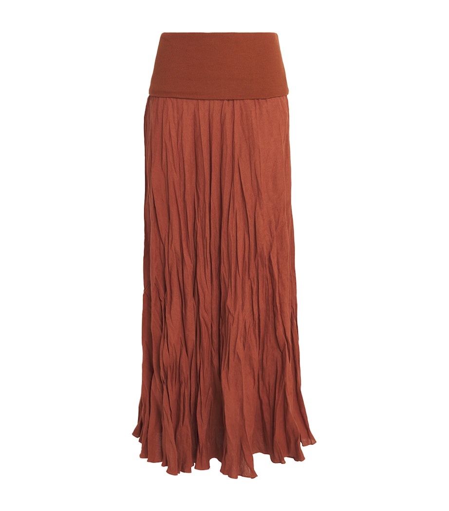 Light and Sound Hybrid Maxi Skirt MOCCA Image 1