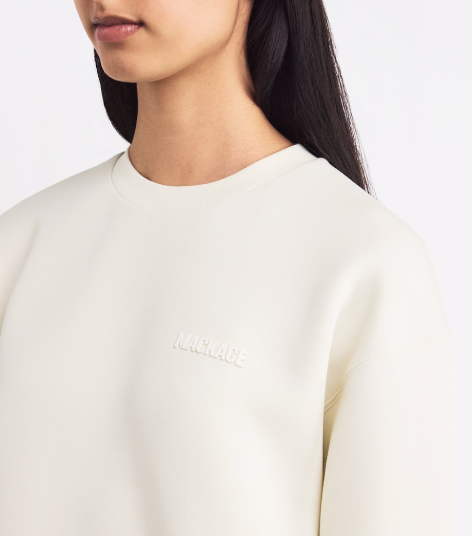 Cotton-Blend Julian Sweatshirt CREAM Image 6