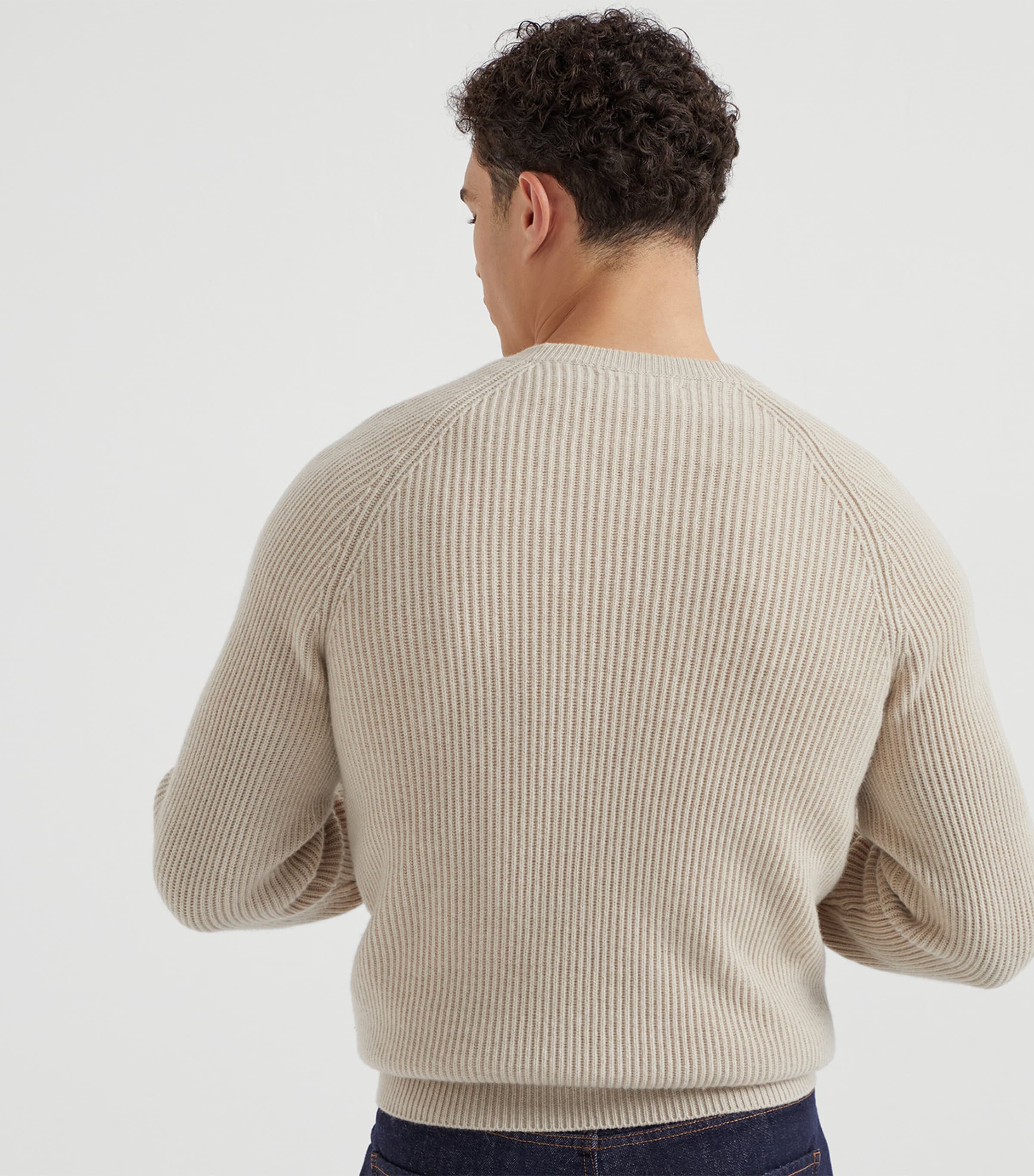 Cashmere Ribbed Sweater CS396 Image 3