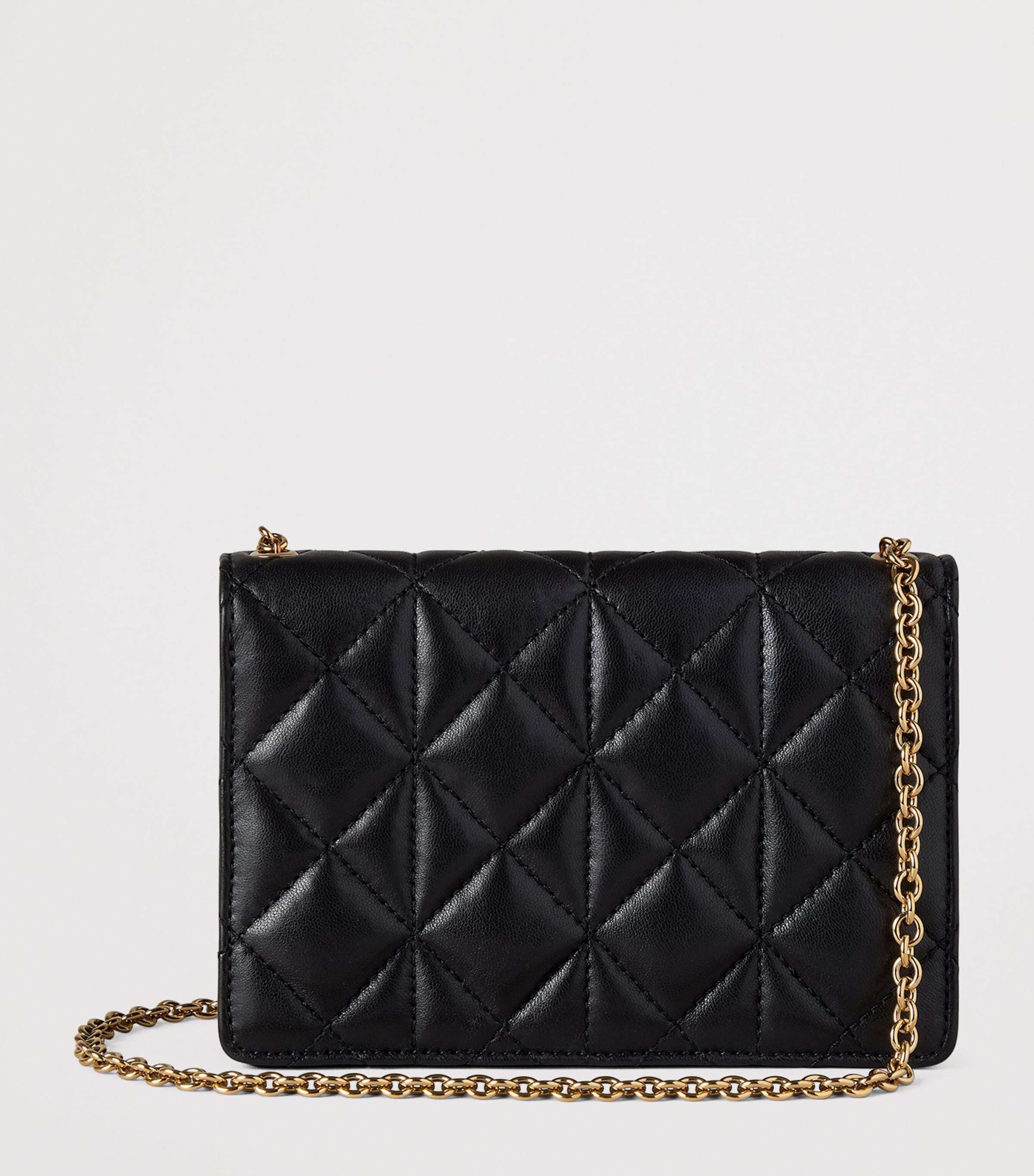 Small Quilted Darley Cross-Body Bag BLACK Image 2